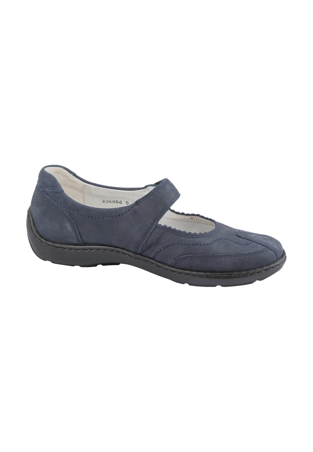 Damen Halbschuh Henni Blau Weite H 496302-191-217 - Ansicht 4