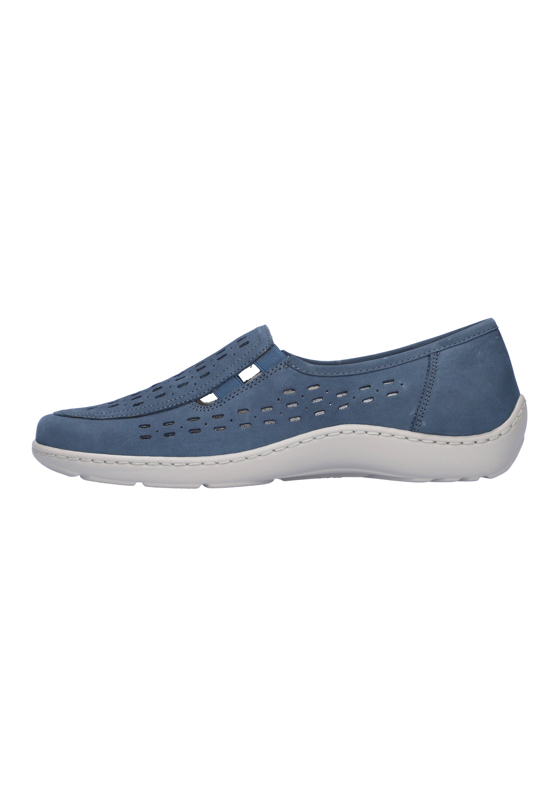 Damen Halbschuh Henni Blau Weite H 496501-191-206