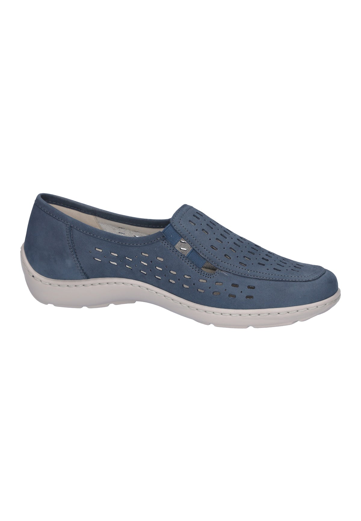 Damen Halbschuh Henni Blau Weite H 496501-191-206 - Ansicht 4