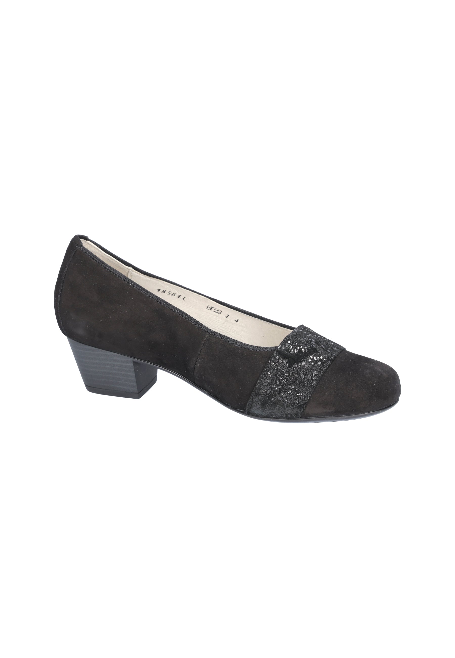 Damen Halbschuh Käthe Schwarz Weite K 670511-205-001 - Ansicht 4