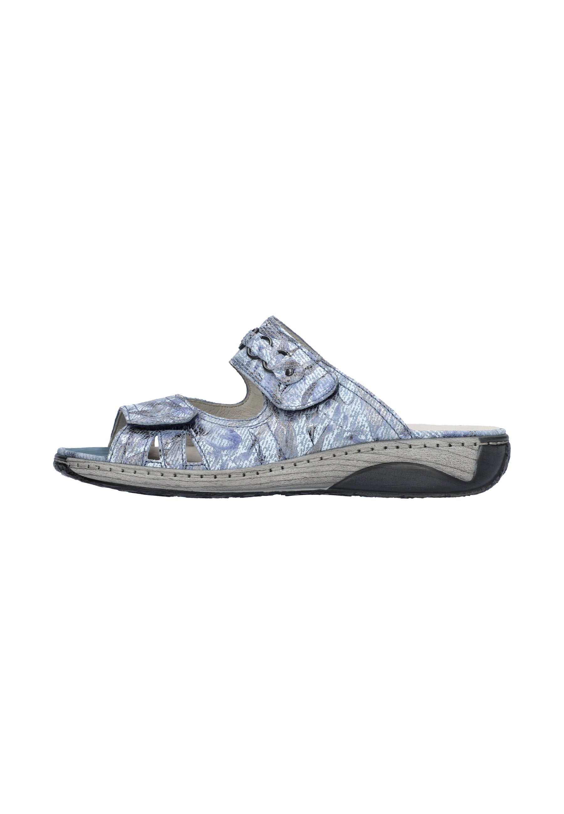 Damen Pantolette Garda Blau Weite G 210504-140-206