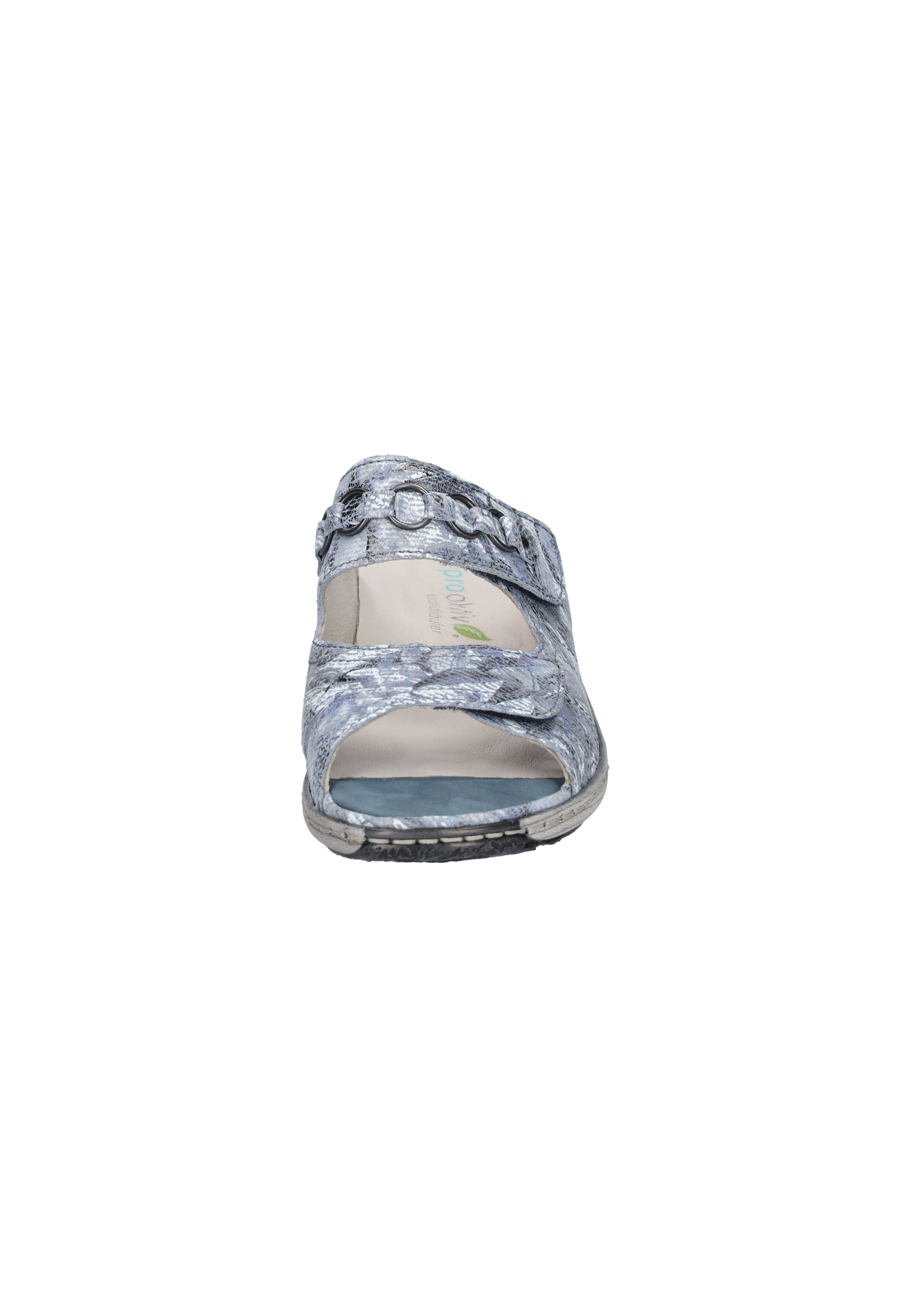 Damen Pantolette Garda Blau Weite G 210504-140-206 - Ansicht 3