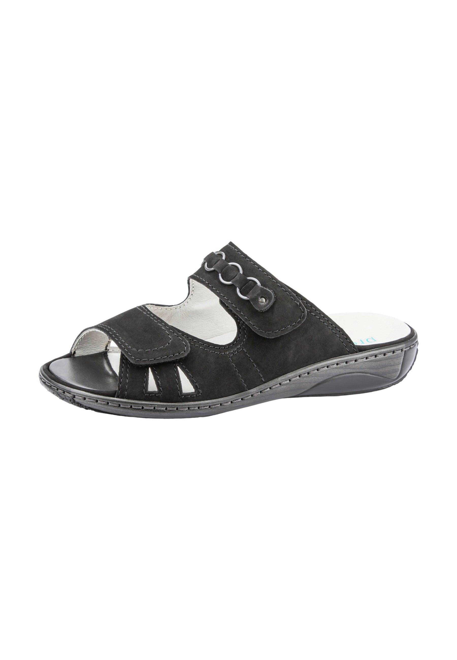 Damen Pantolette Garda Schwarz Weite G 210504-191-001 - Ansicht 2