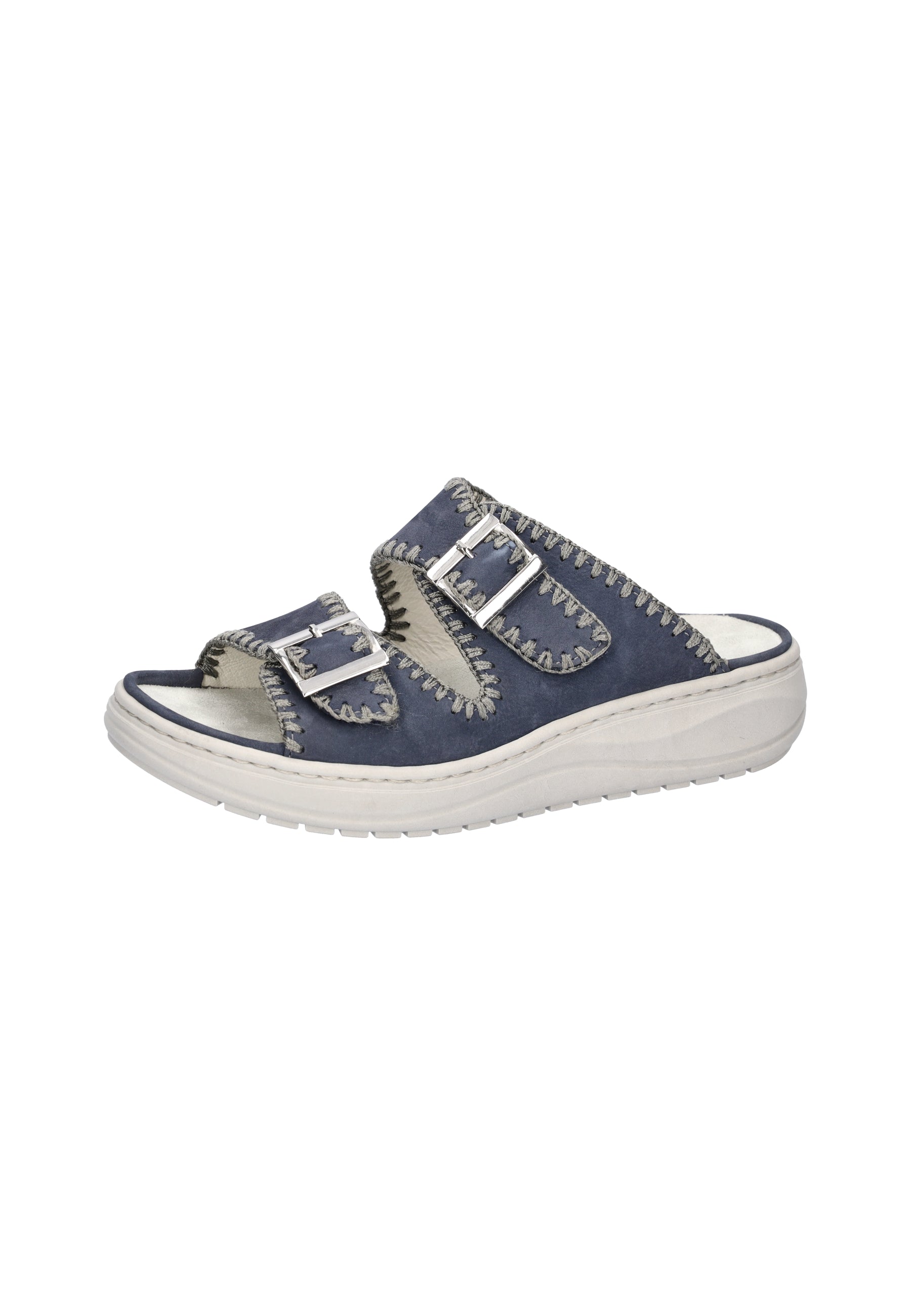 Damen Pantolette H-Cora Blau Weite H 924501-102-206 - Ansicht 2