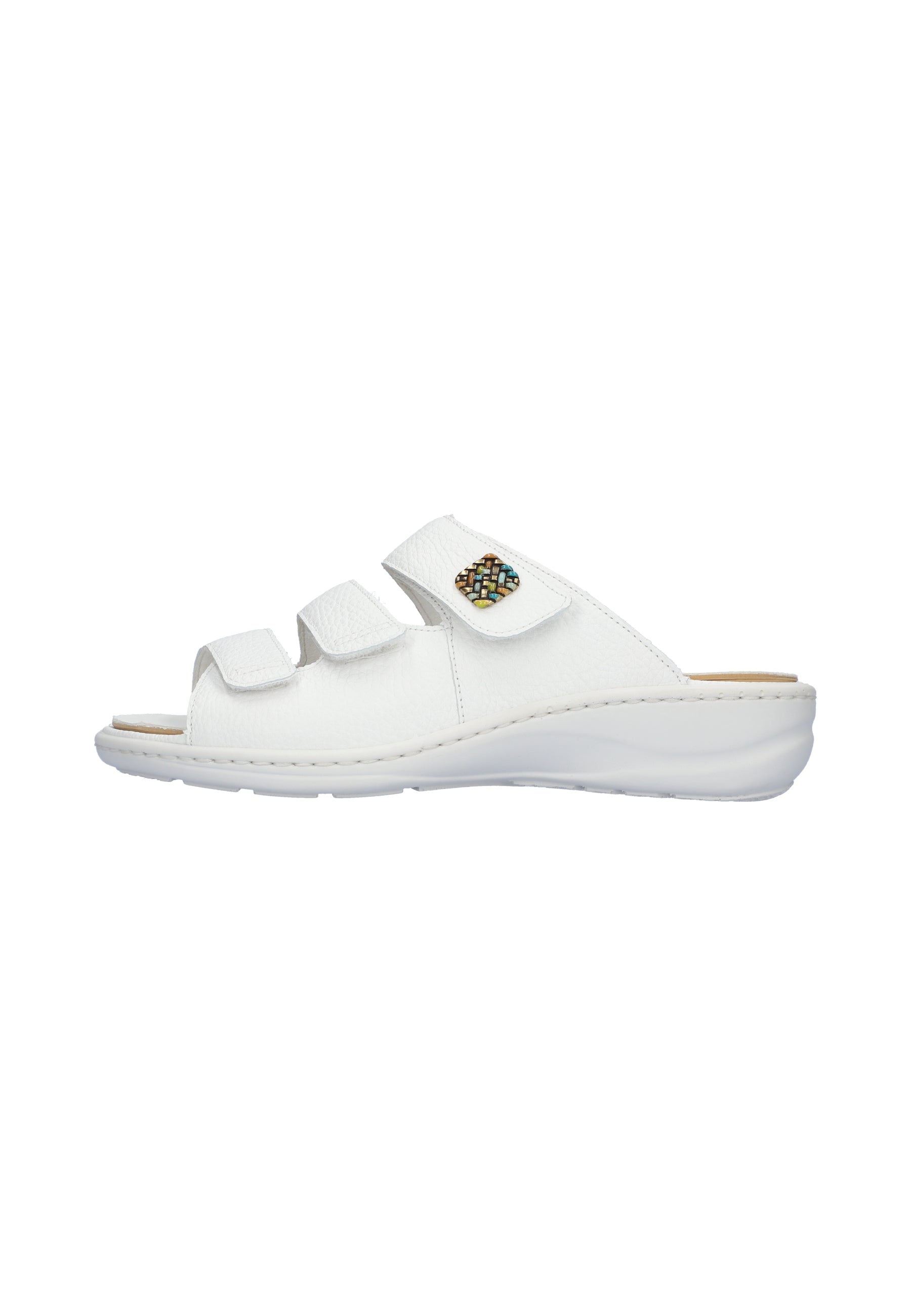 Damen Pantolette Heria Weiß Weite H 408515-169-150