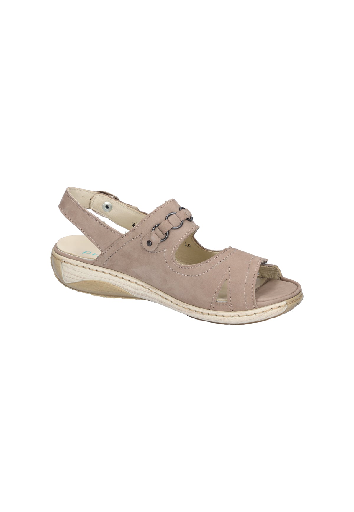 Damen Sandale Garda Beige Weite G 210004-191-060 - Ansicht 5
