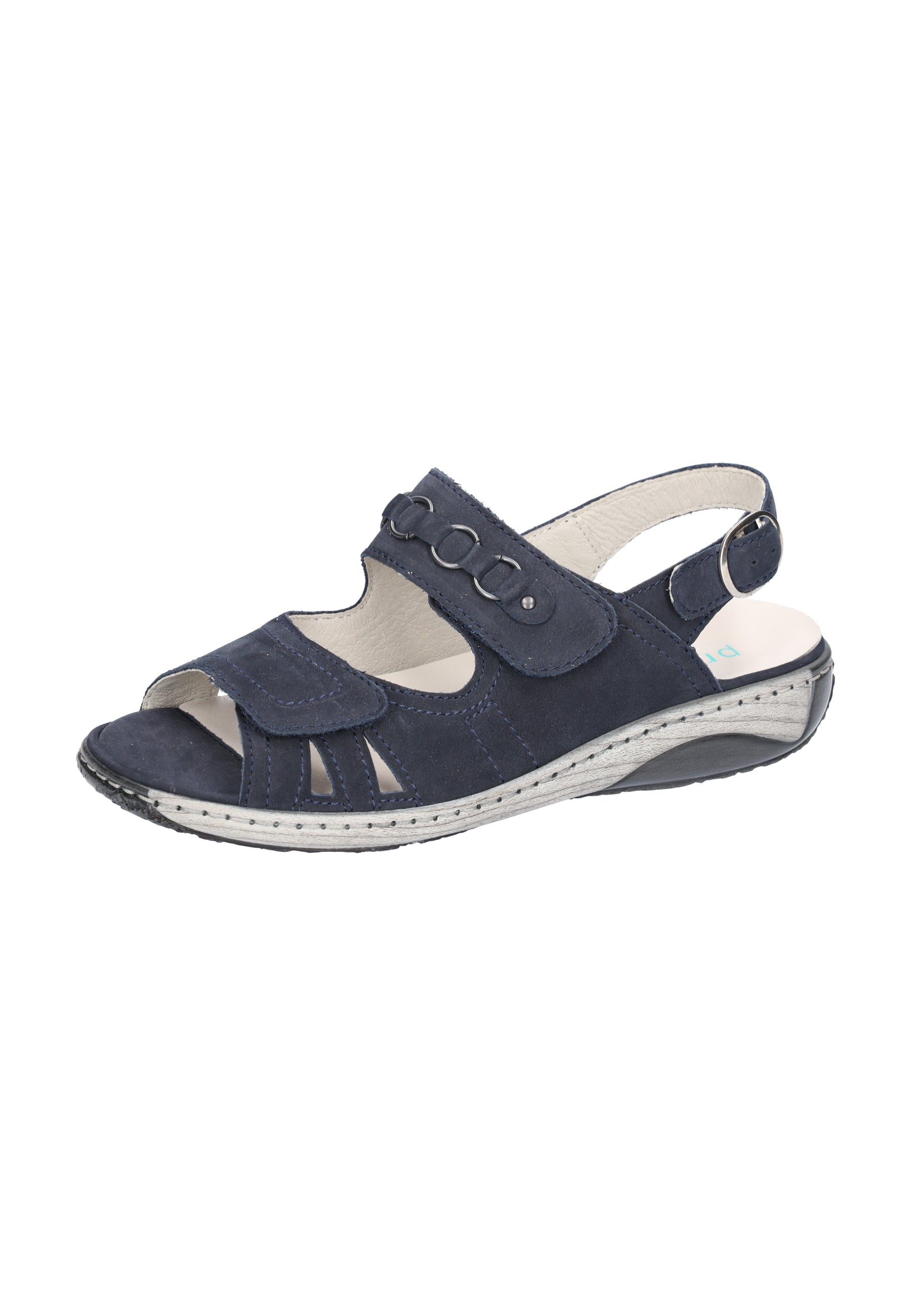 Damen Sandale Garda Blau Weite G 210004-191-217 - Ansicht 2