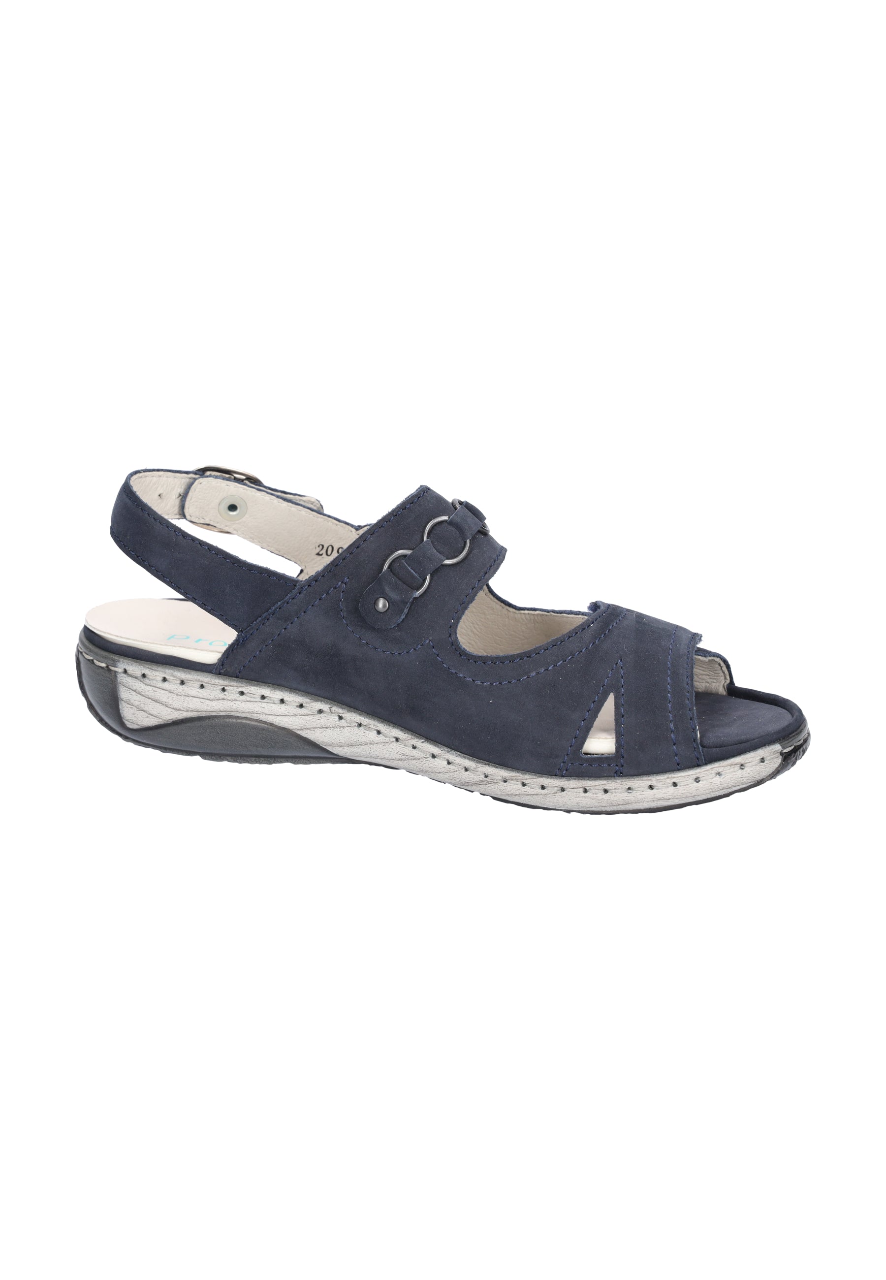 Damen Sandale Garda Blau Weite G 210004-191-217 - Ansicht 4