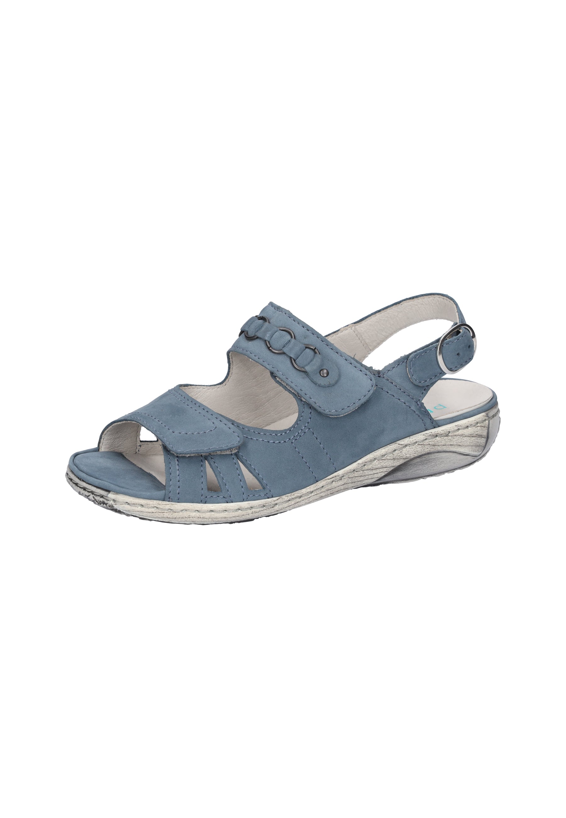 Damen Sandale Garda Blau Weite G 210004-191-263 - Ansicht 3