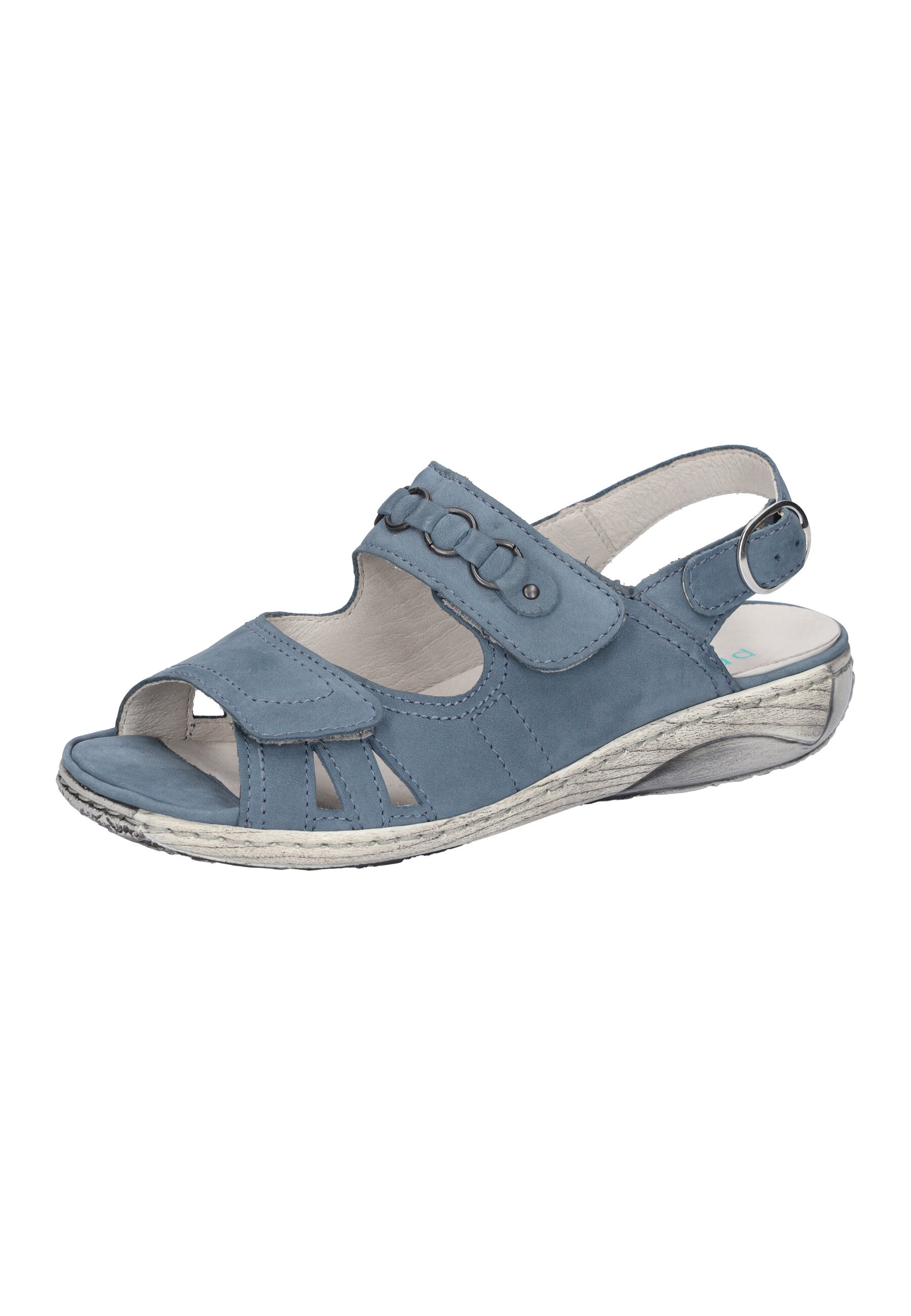 Damen Sandale Garda Blau Weite G 210004-191-263 - Ansicht 4