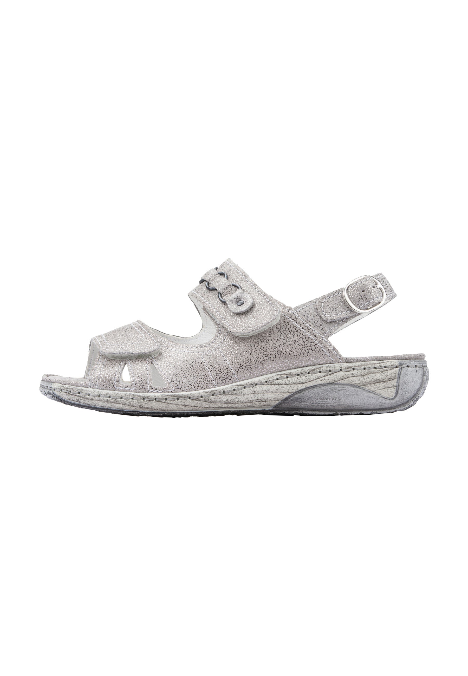 Damen Sandale Garda Grau Weite G 210004-100-070