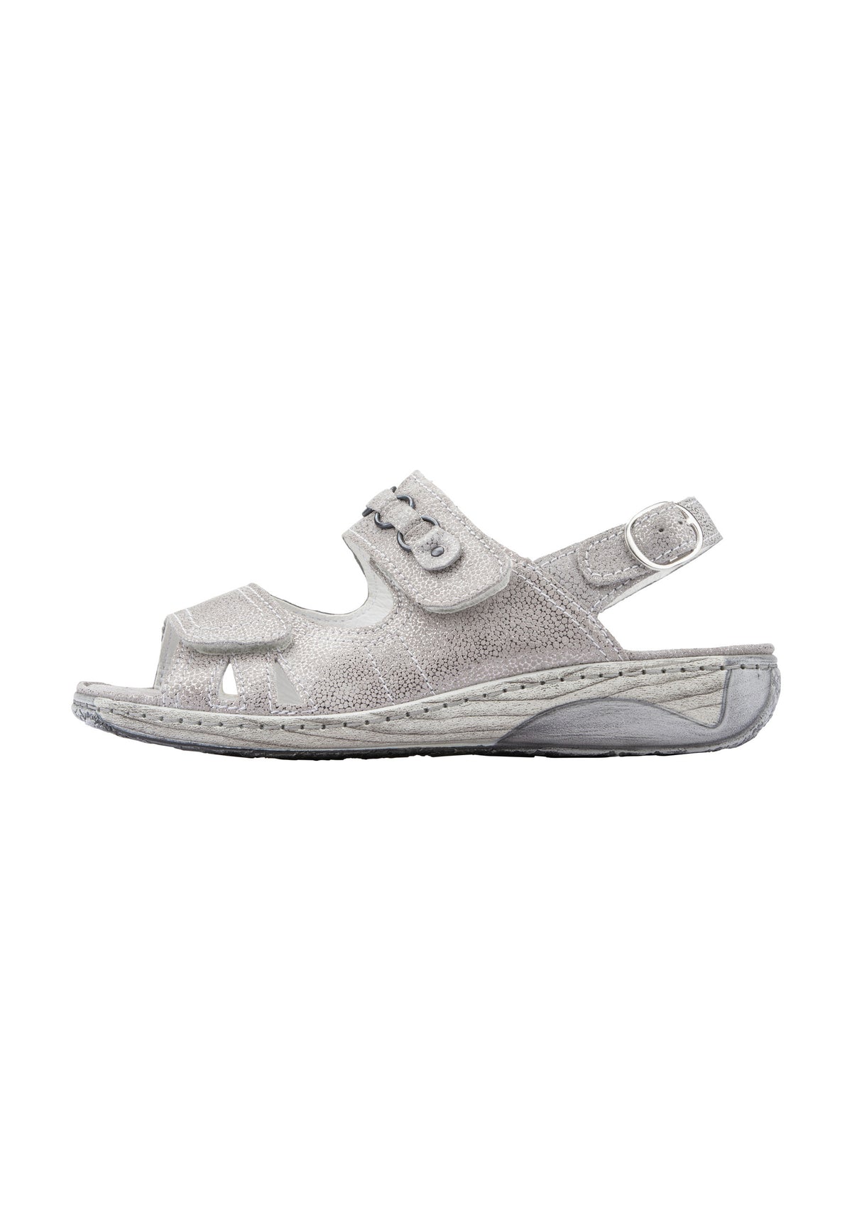 Damen Sandale Garda Grau Weite G 210004-100-070
