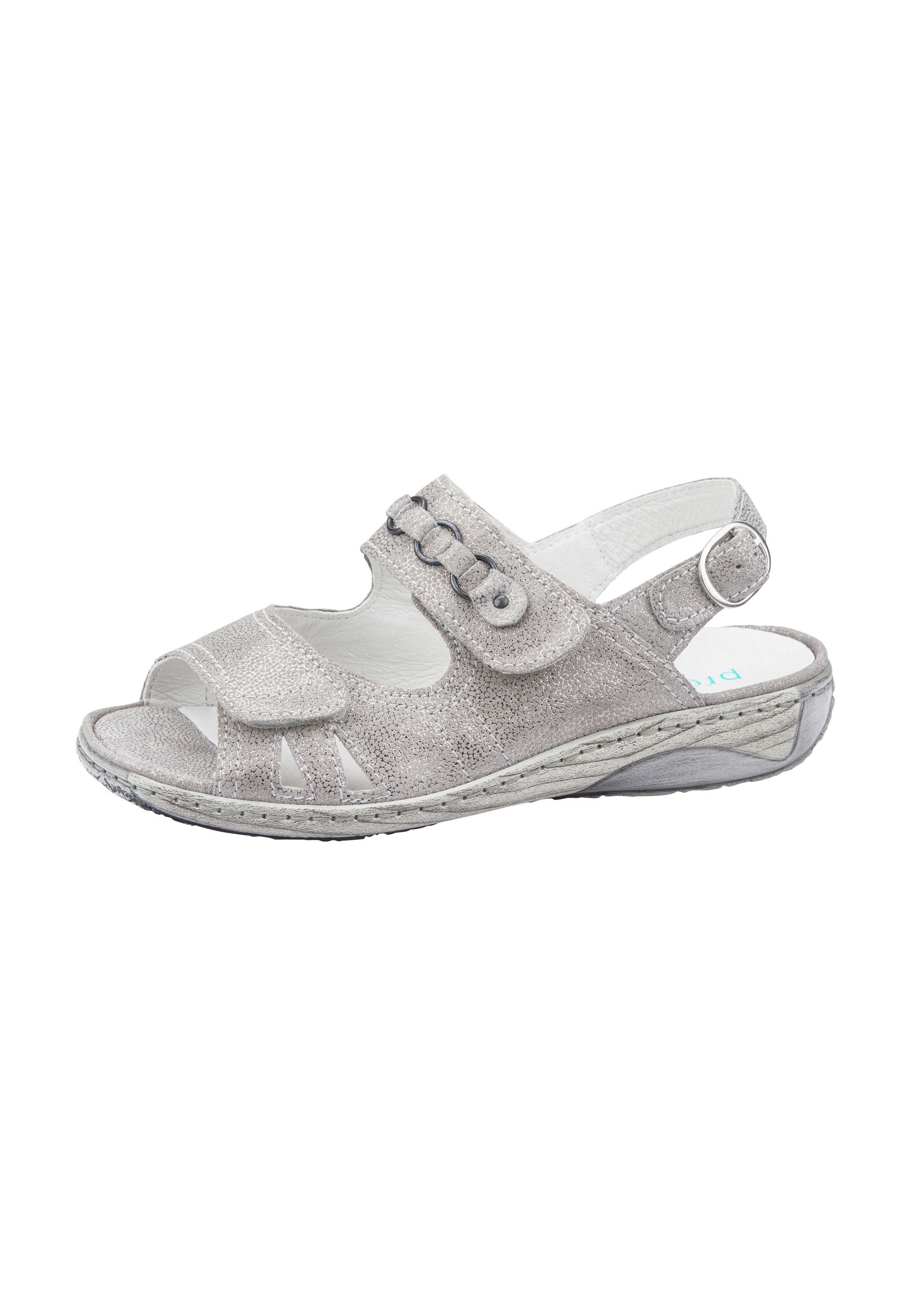 Damen Sandale Garda Grau Weite G 210004-100-070 - Ansicht 2