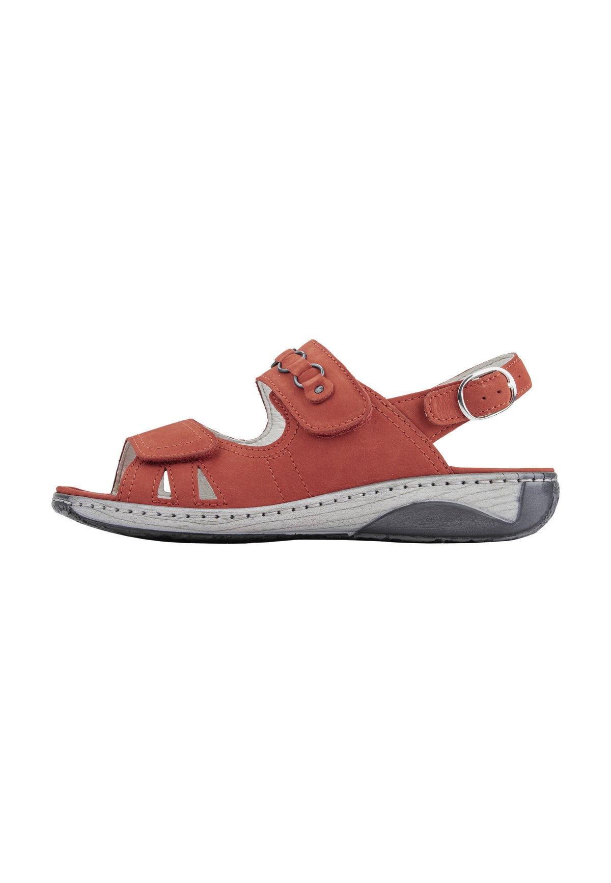 Damen Sandale Garda Rot Weite G 210004-191-069