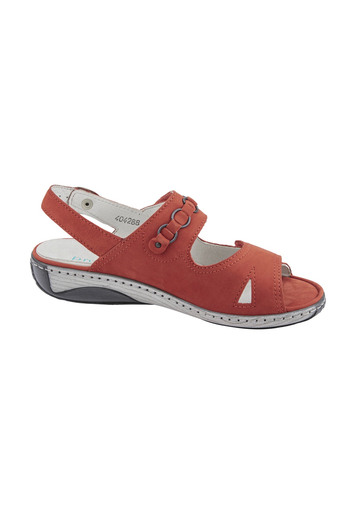 Damen Sandale Garda Rot Weite G 210004-191-069 - Ansicht 4