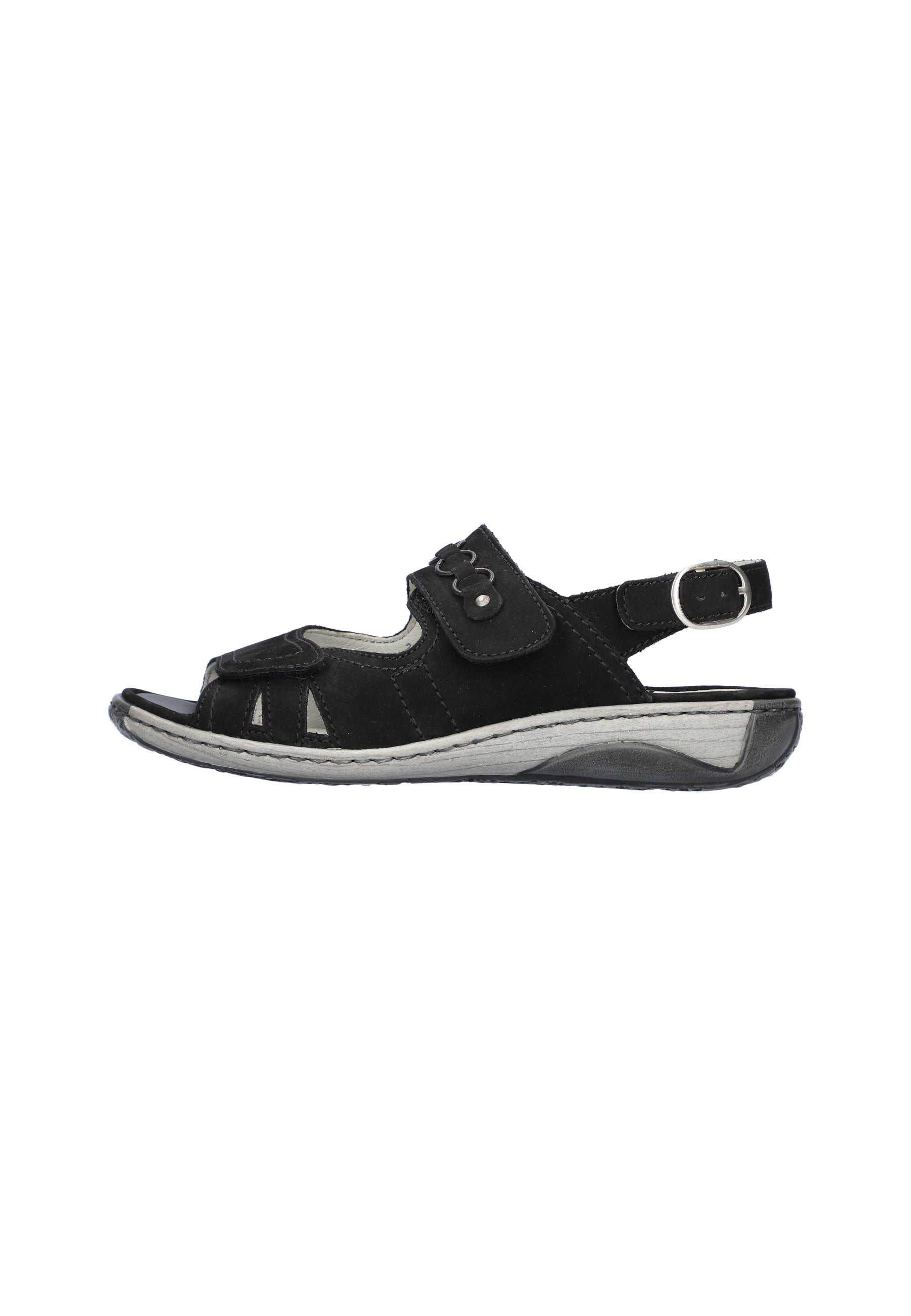 Damen Sandale Garda Schwarz Weite G 210004-191-001