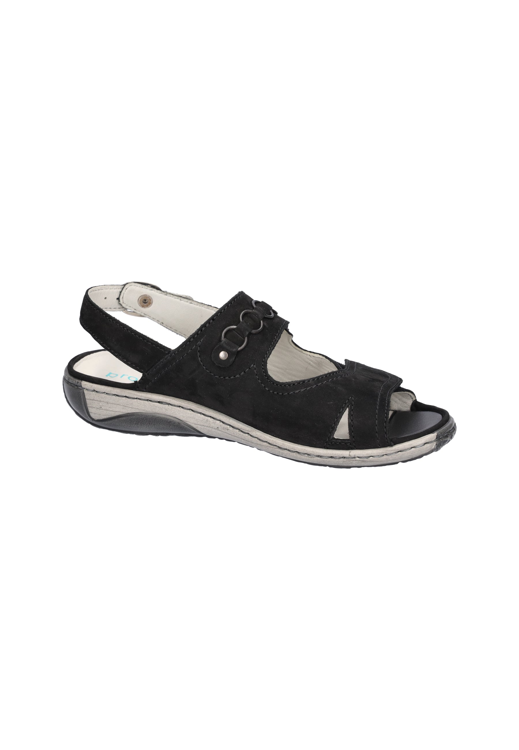 Damen Sandale Garda Schwarz Weite G 210004-191-001 - Ansicht 4