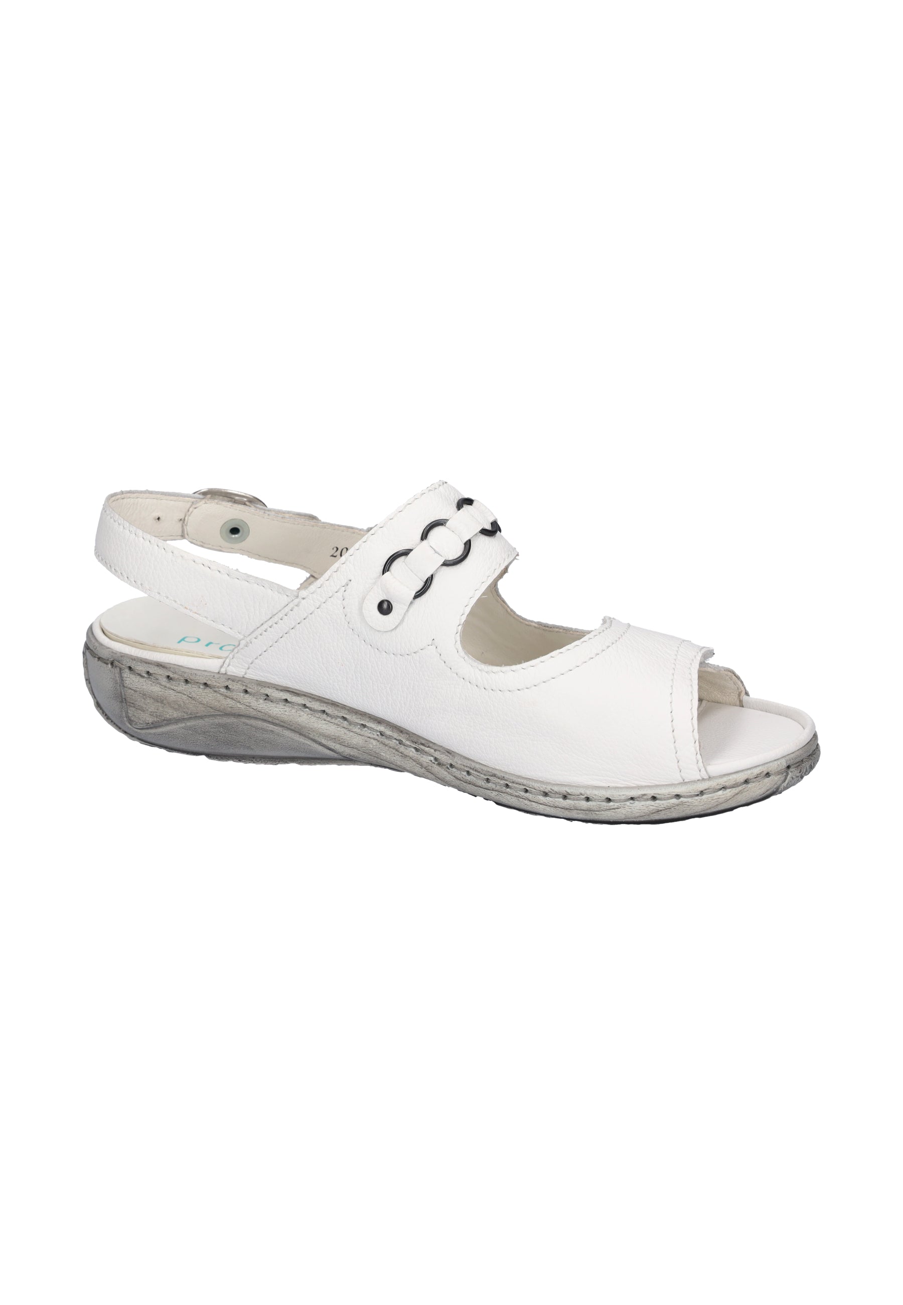 Damen Sandale Garda Weiß Weite G 210004-139-150 - Ansicht 4