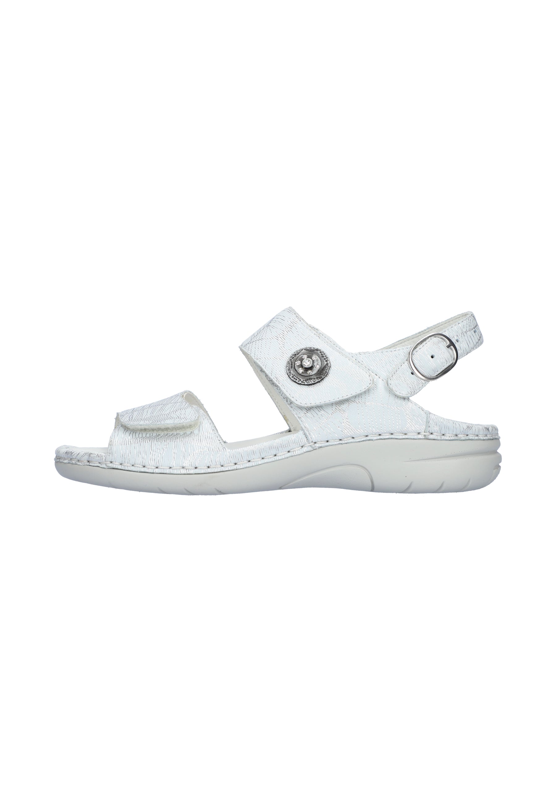 Damen Sandale Gunna Weiß Weite G 204001-126-150