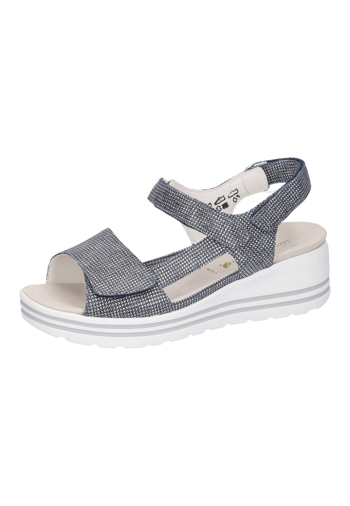 Damen Sandale H-Michelle Blau Weite H 728003-127-217 - Ansicht 2