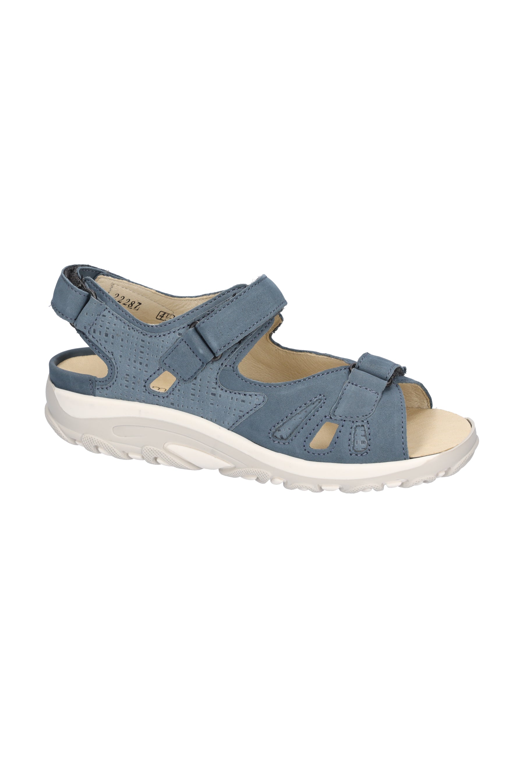Damen Sandale Hanni Blau Weite H 448001-236-263 - Ansicht 4