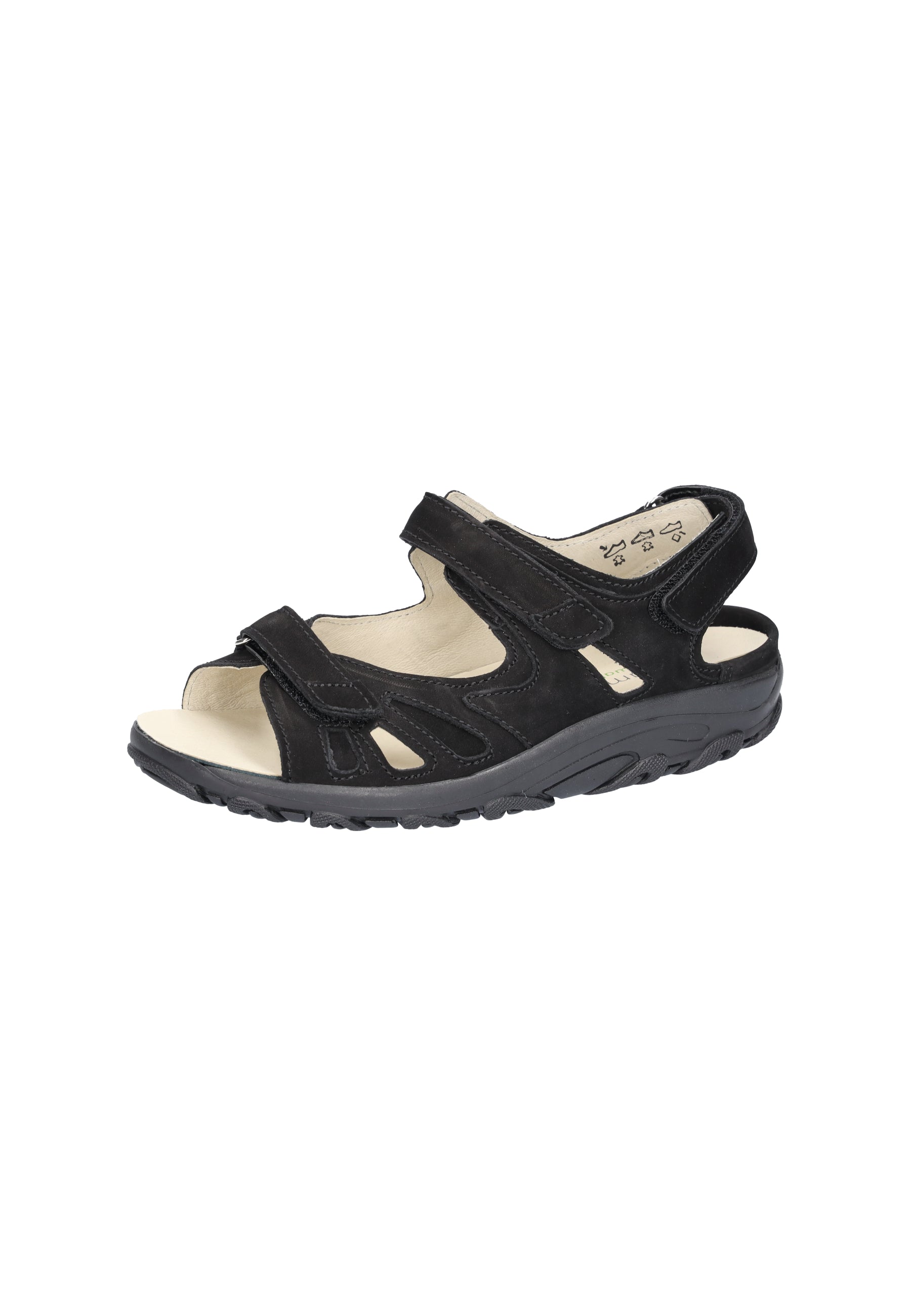 Damen Sandale Hanni Schwarz Weite H 448001-191-001 - Ansicht 2