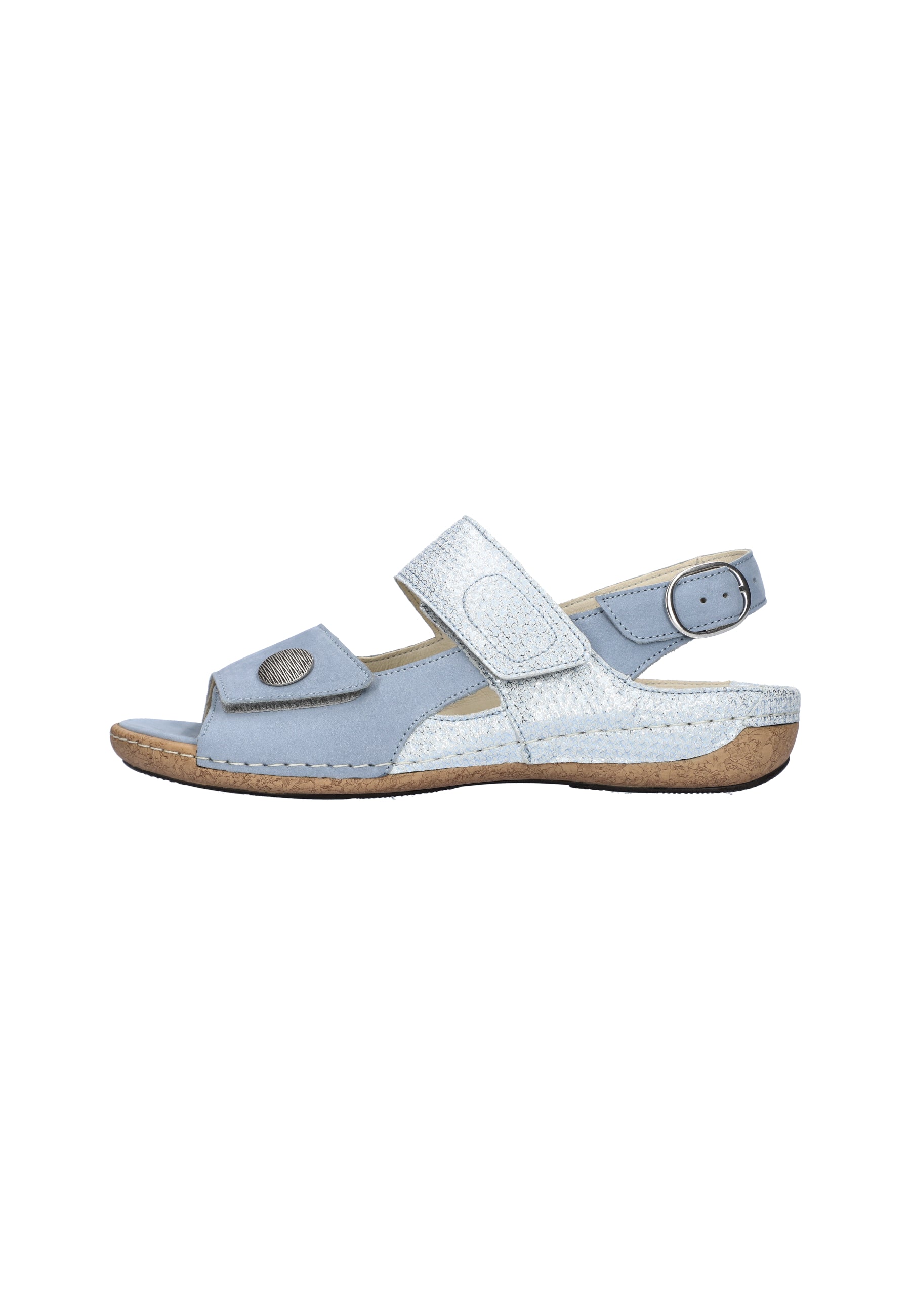 Damen Sandale Heliett Blau Weite H 342002-212-267