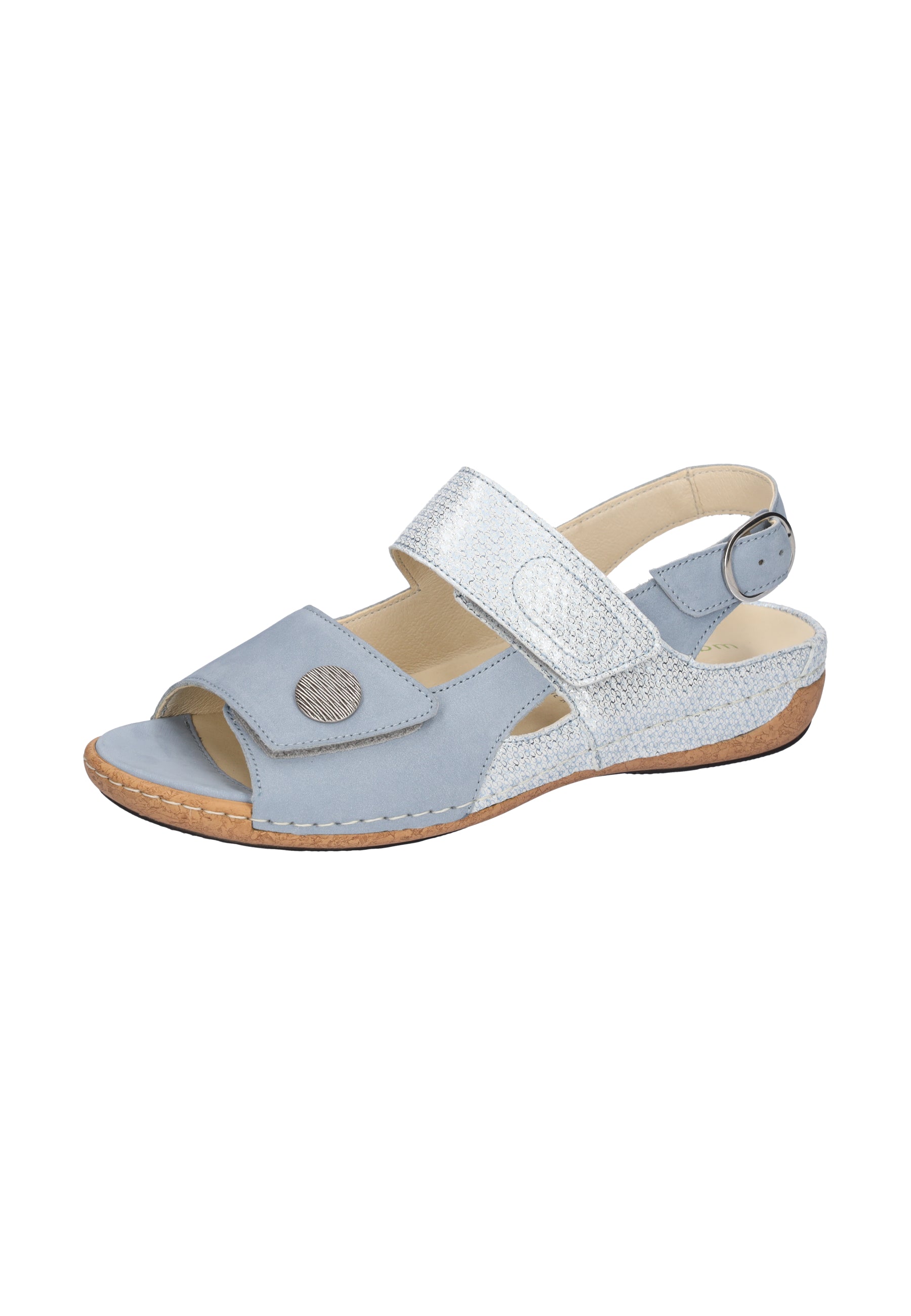 Damen Sandale Heliett Blau Weite H 342002-212-267 - Ansicht 2
