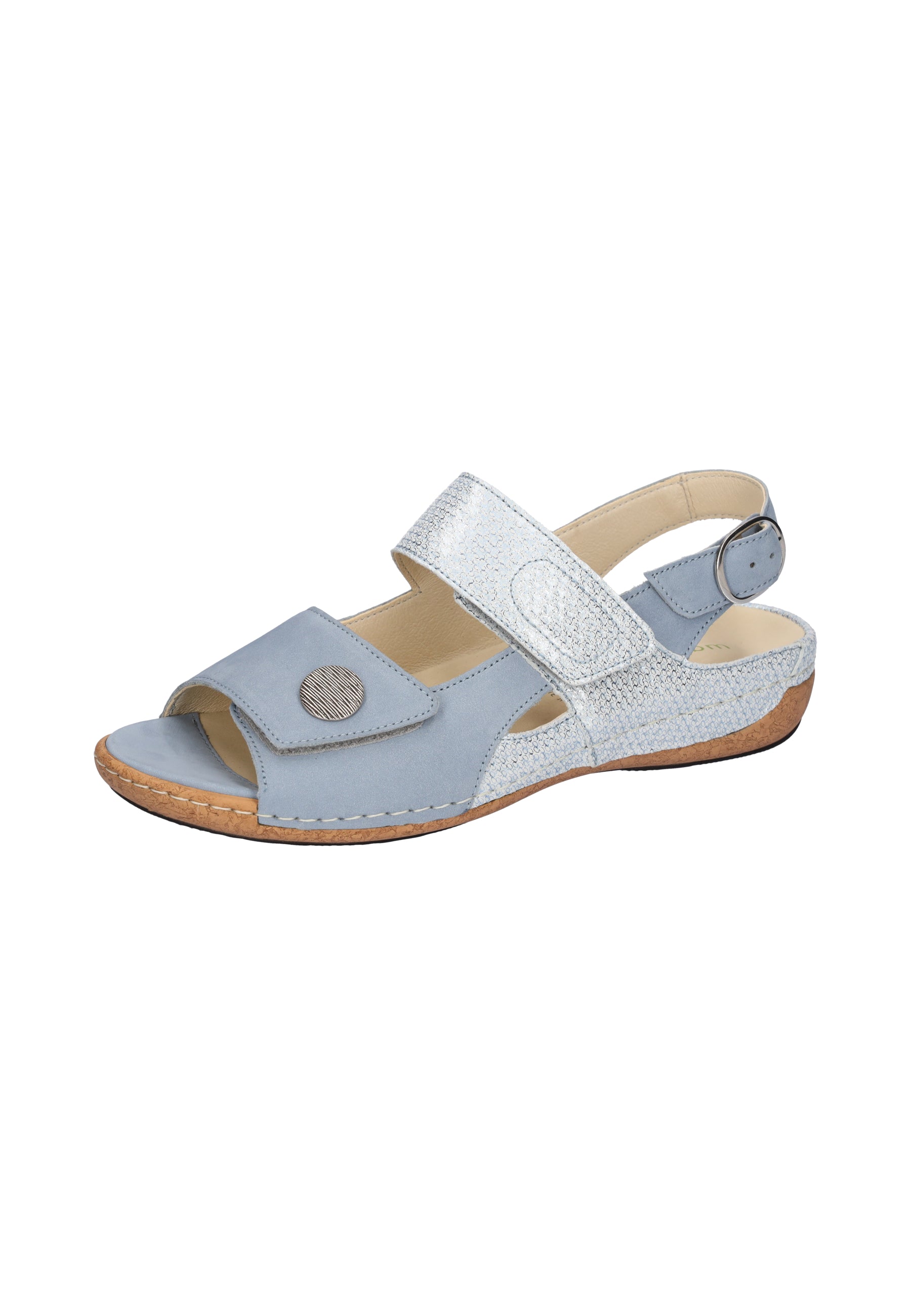 Damen Sandale Heliett Blau Weite H 342002-212-267 - Ansicht 2