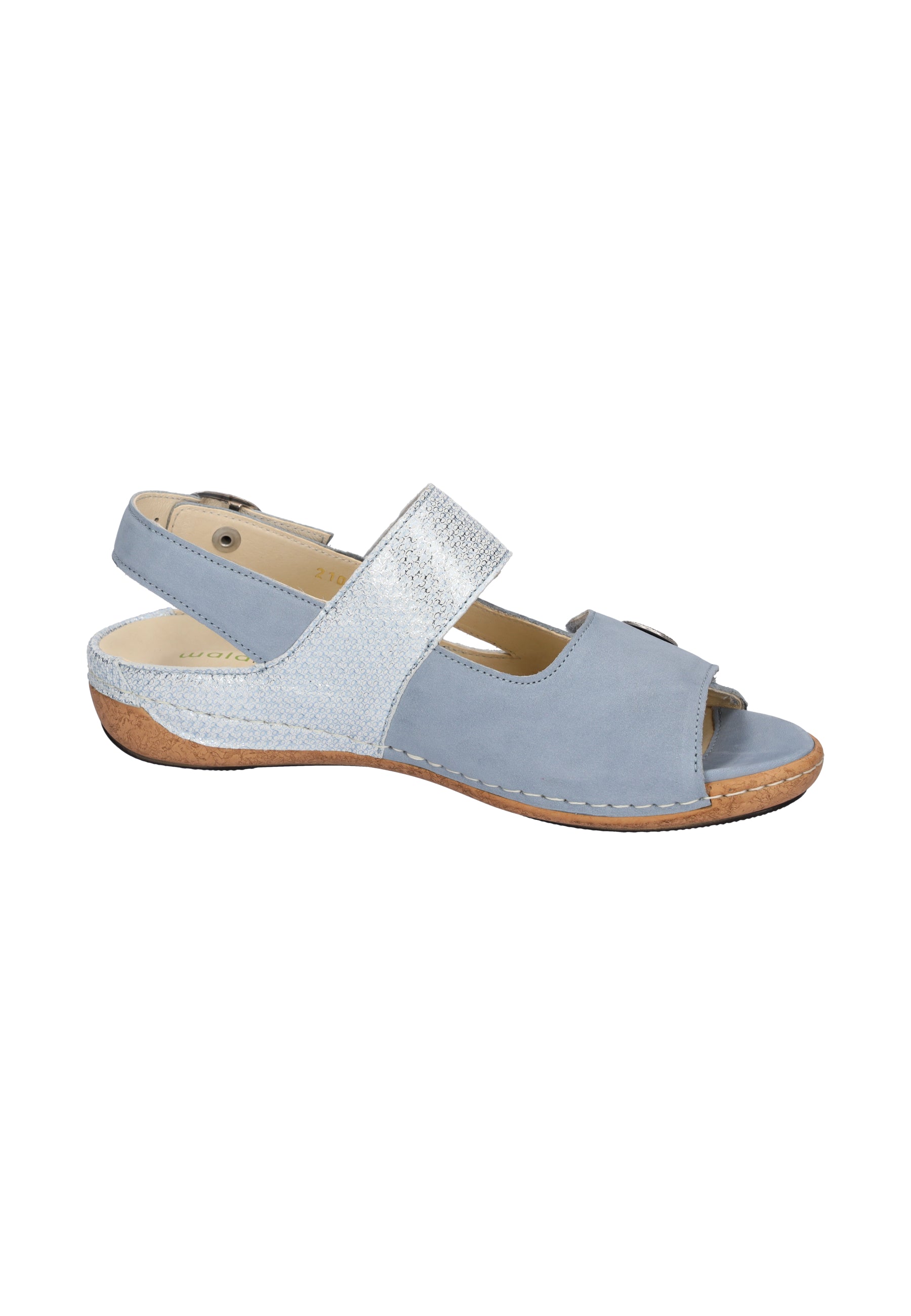 Damen Sandale Heliett Blau Weite H 342002-212-267 - Ansicht 4