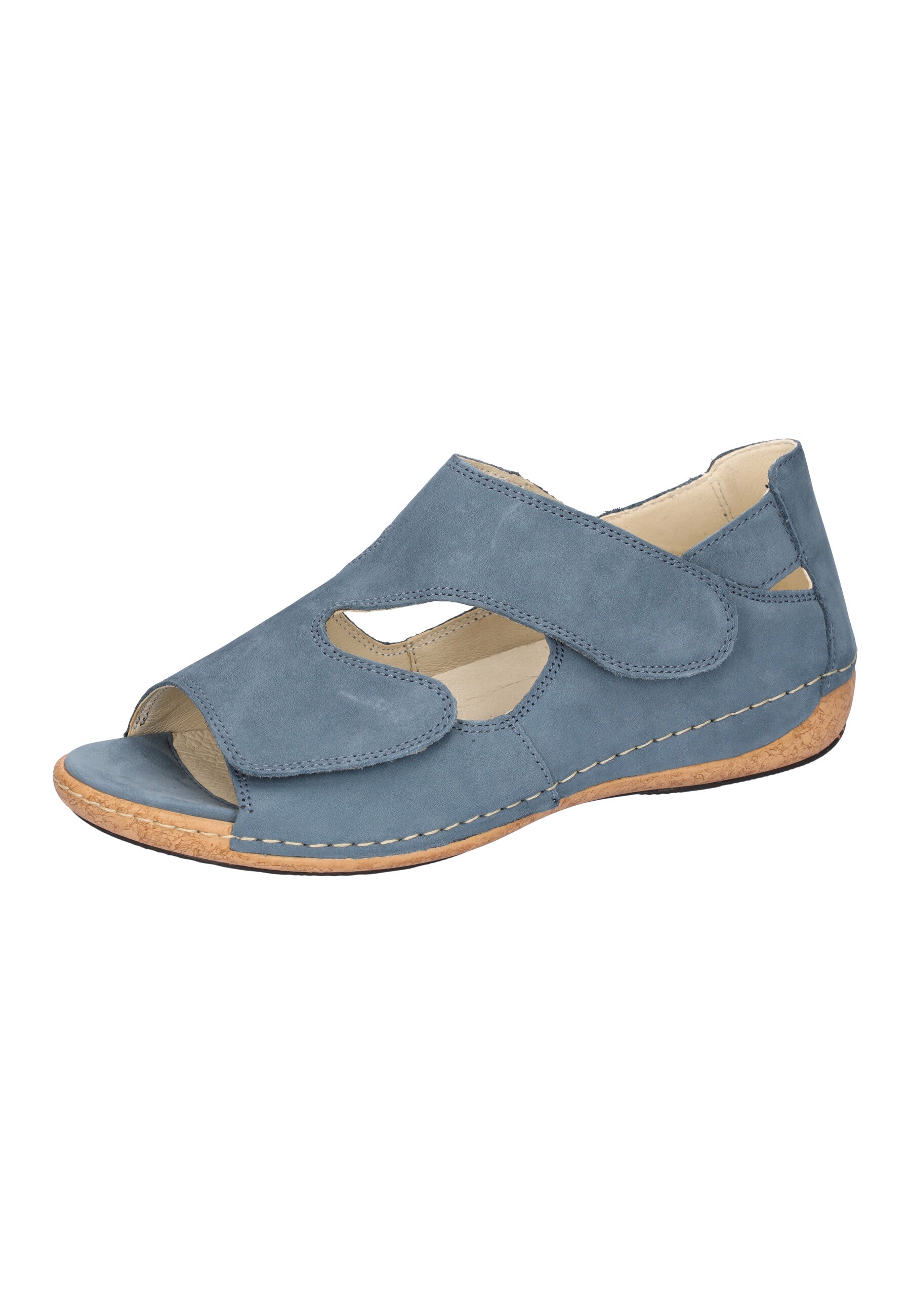 Damen Sandale Heliett Blau Weite H 342024-191-263 - Ansicht 2