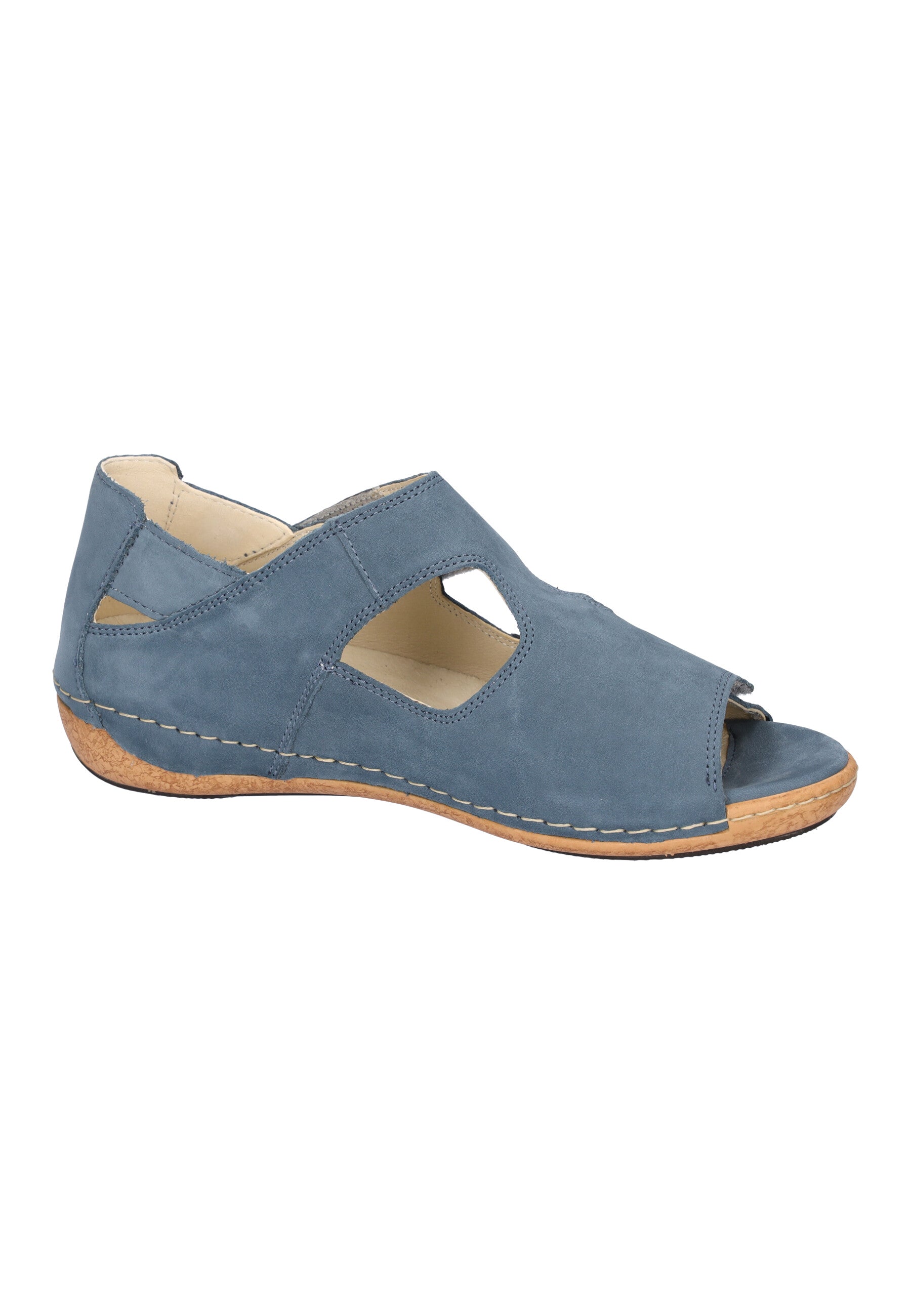 Damen Sandale Heliett Blau Weite H 342024-191-263 - Ansicht 4
