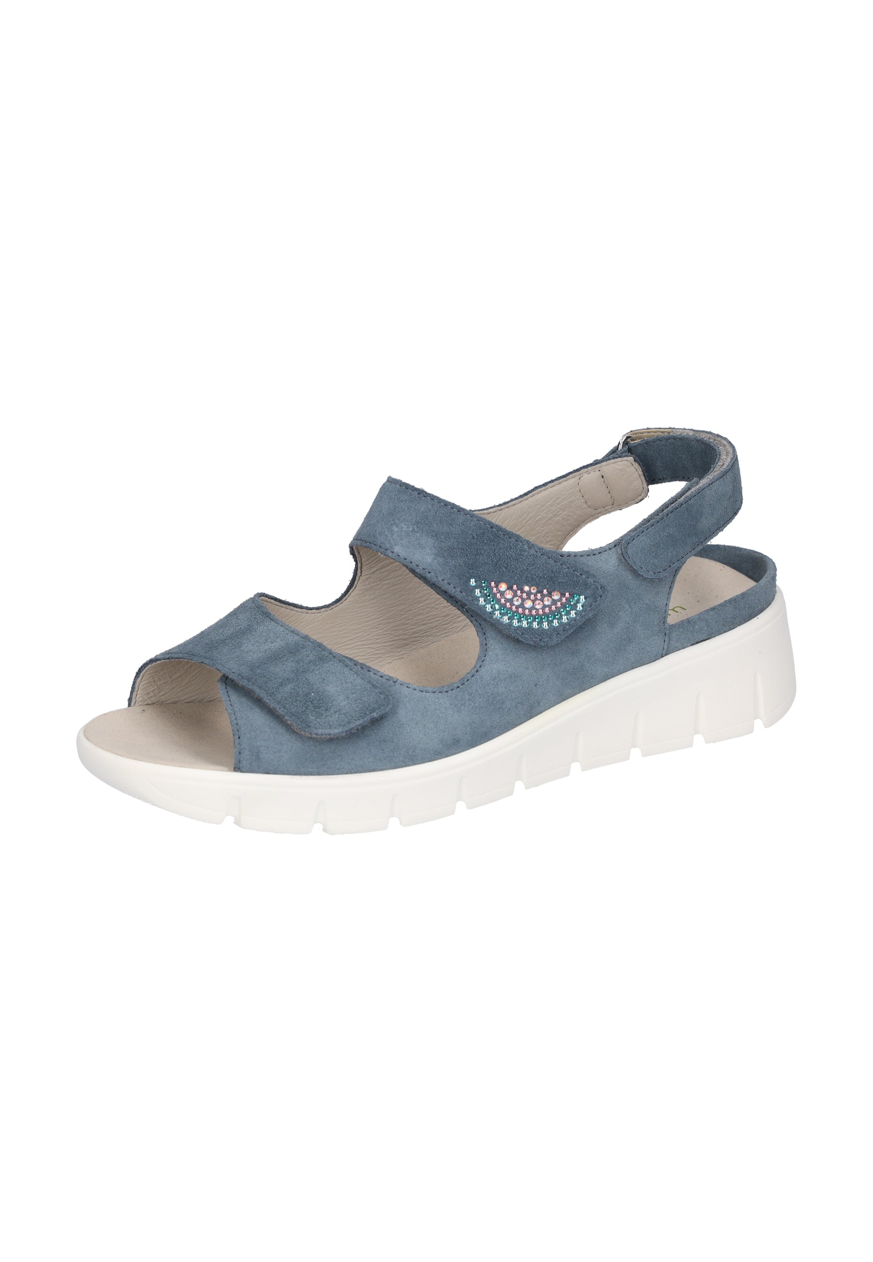 Damen Sandale K-Adea Blau Weite K 658003-195-263 - Ansicht 2