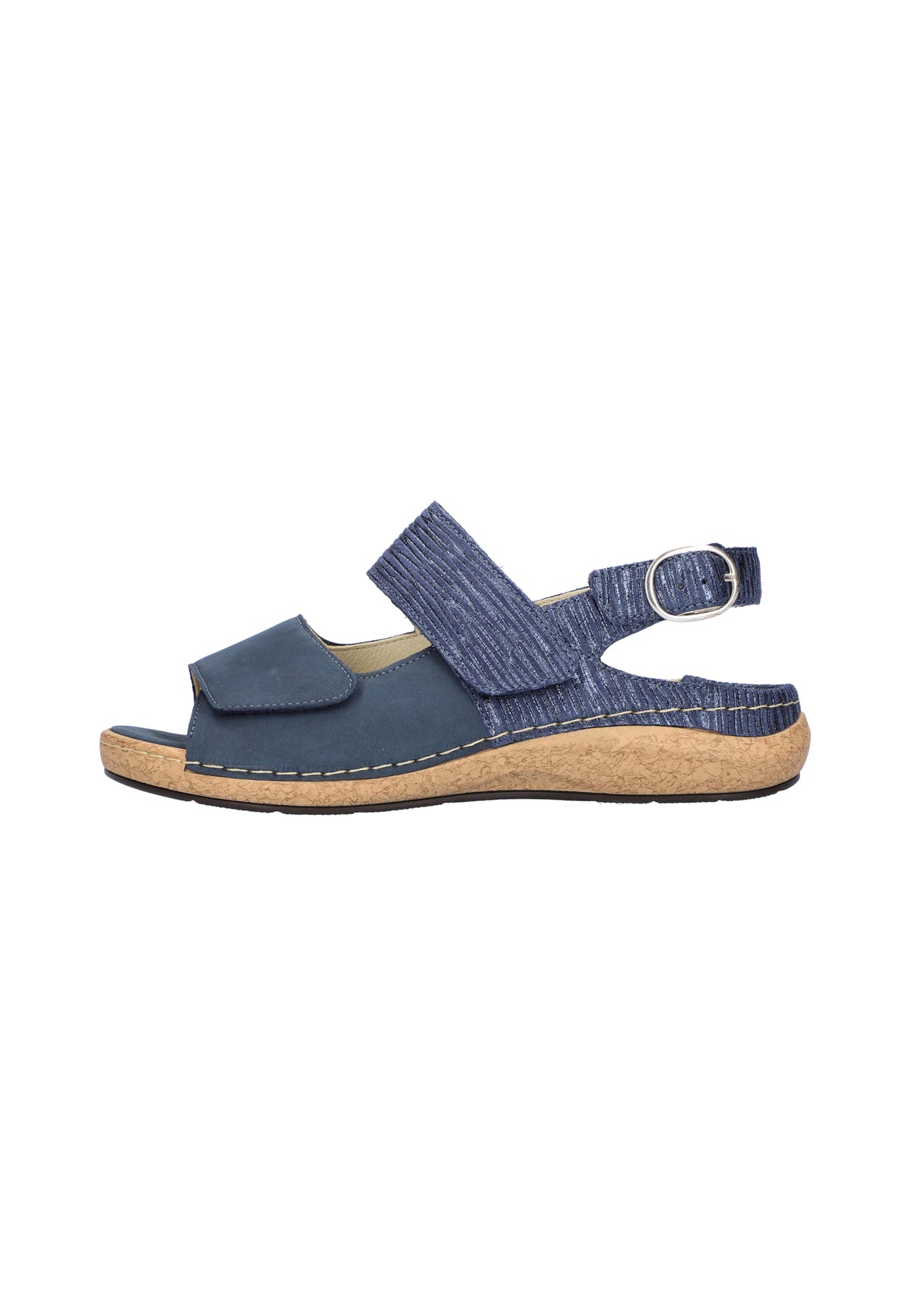 Damen Sandale K-Heliett Blau Weite K 681003-200-206