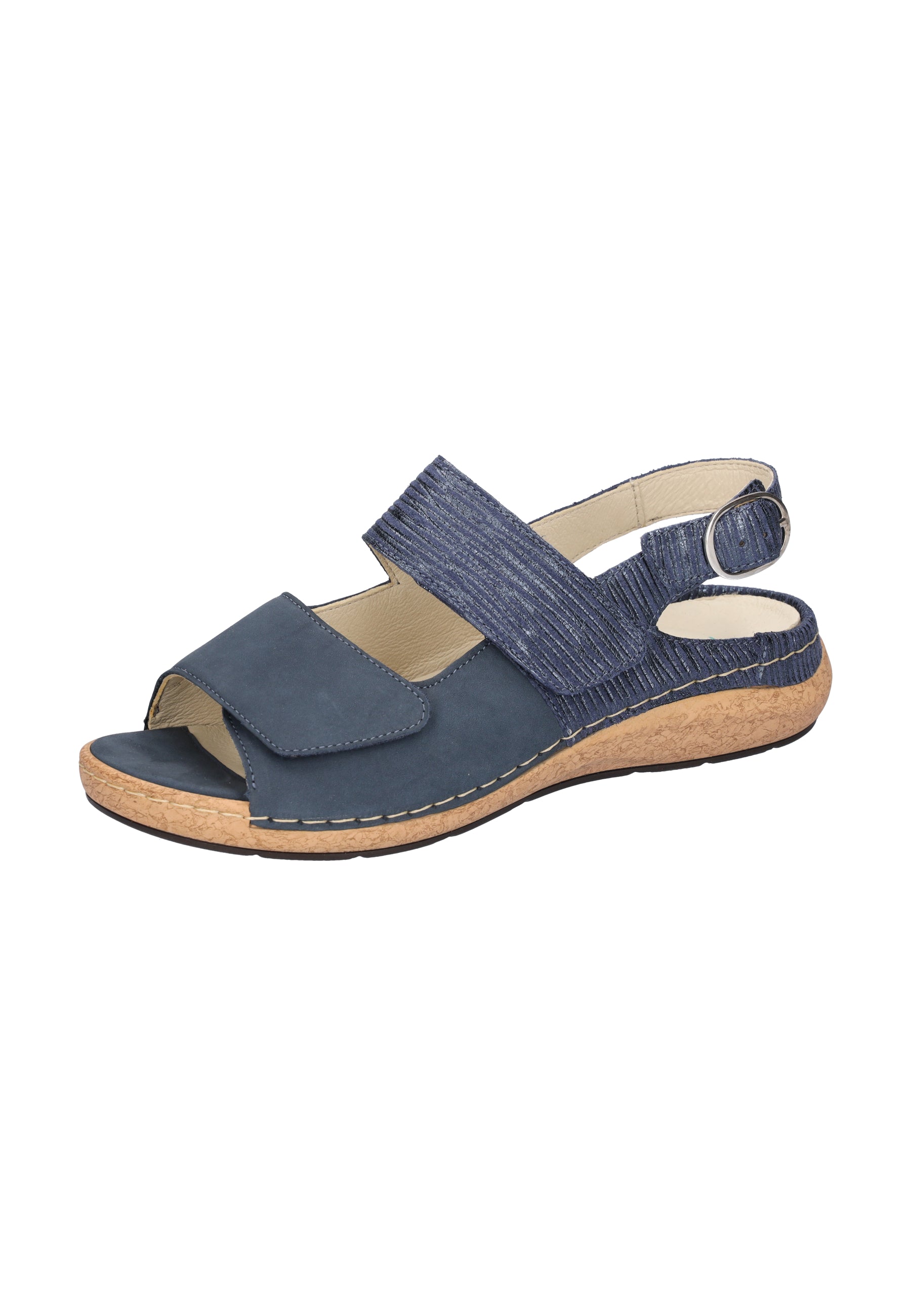 Damen Sandale K-Heliett Blau Weite K 681003-200-206 - Ansicht 2