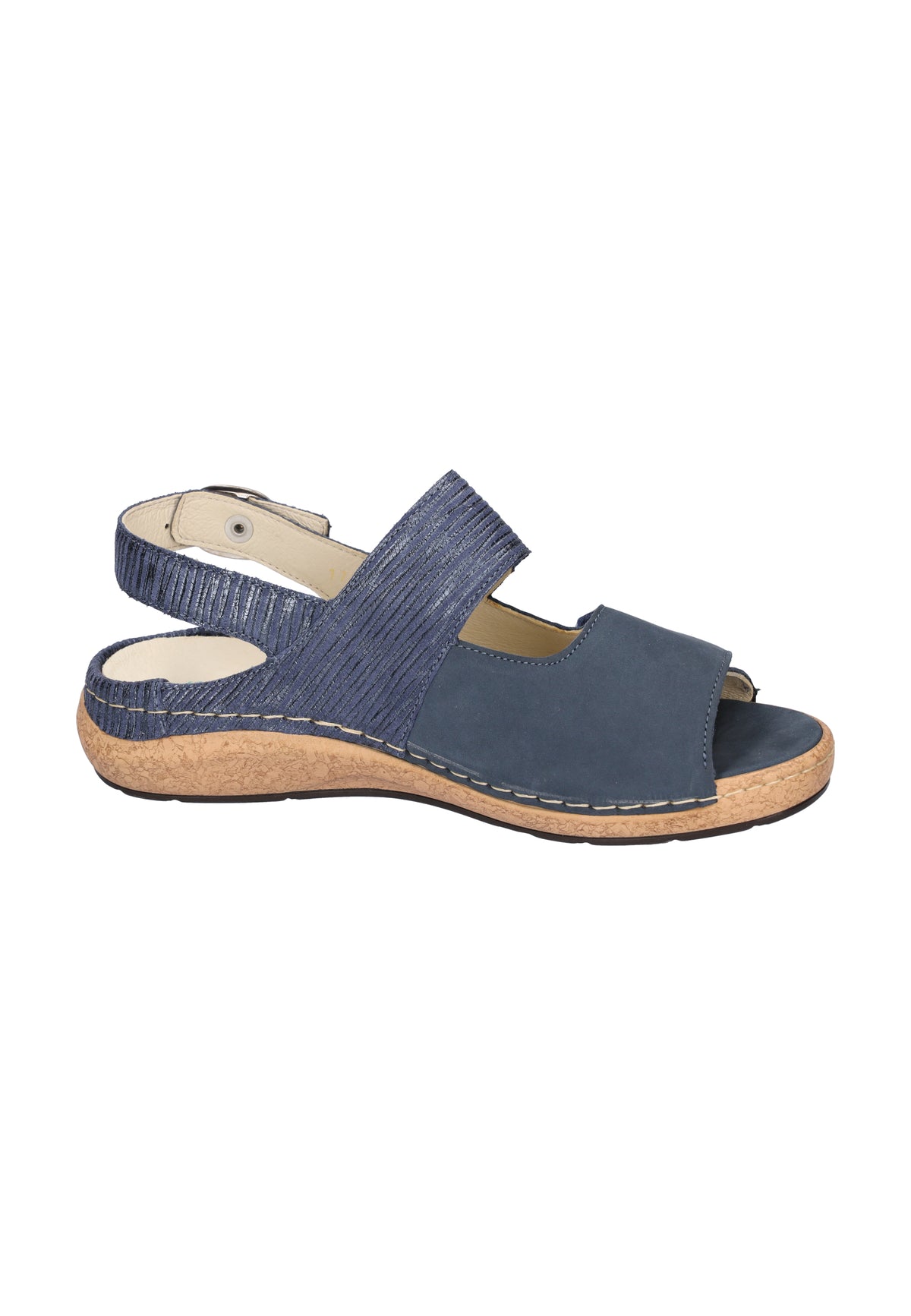Damen Sandale K-Heliett Blau Weite K 681003-200-206 - Ansicht 4