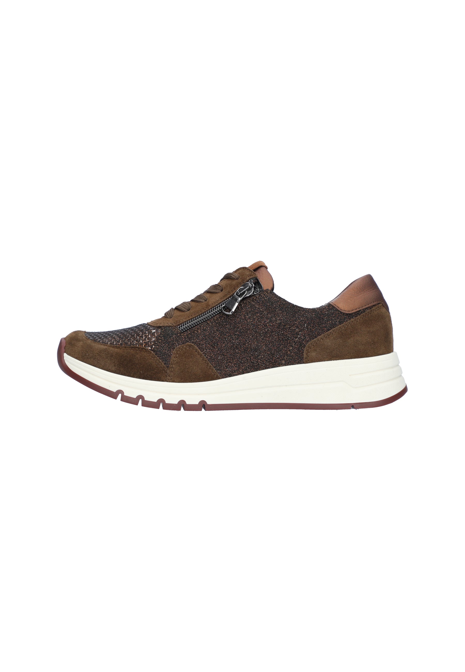 Damen Sneaker H-April Braun Weite H 957H02-501-277