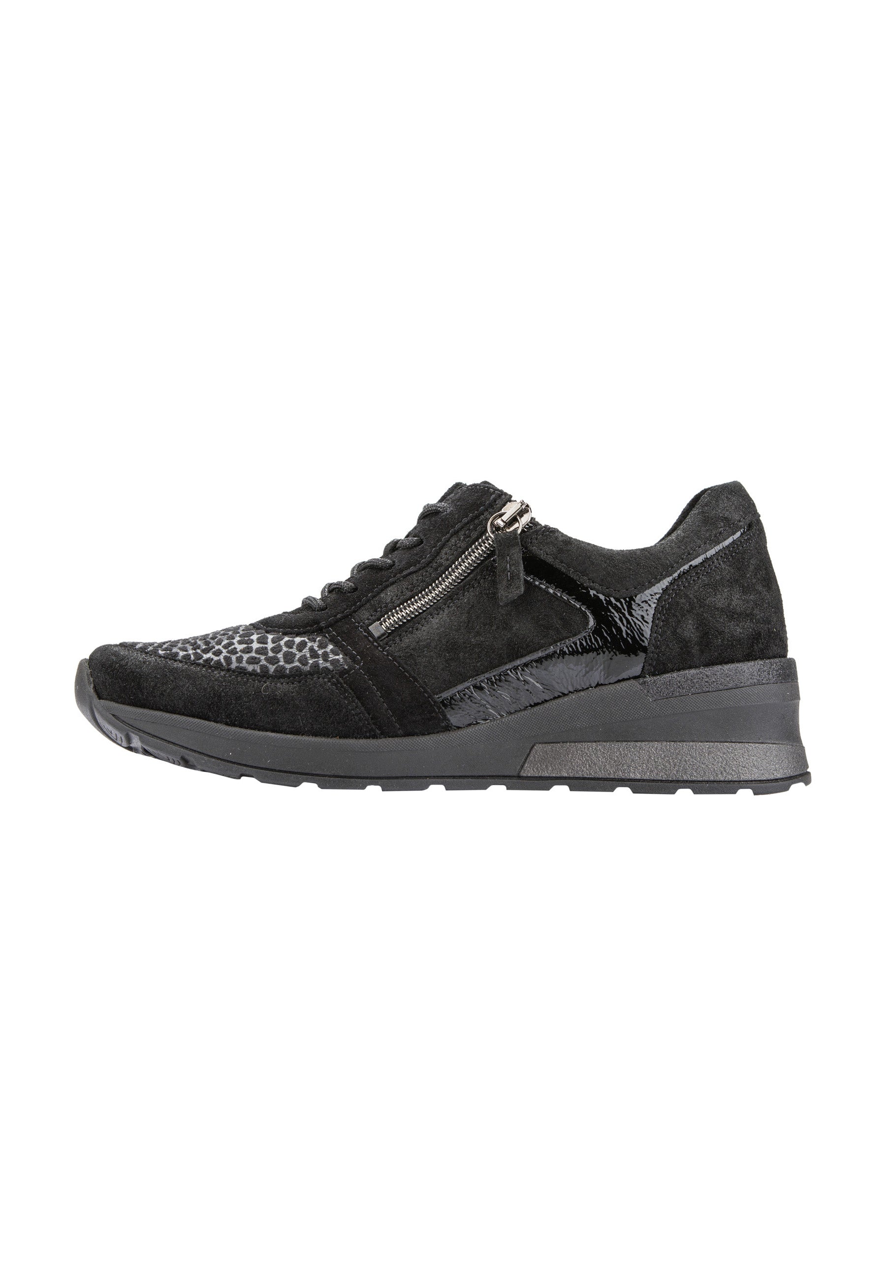 Damen Sneaker H-Clara-Soft Schwarz Weite H 939H01-600-001
