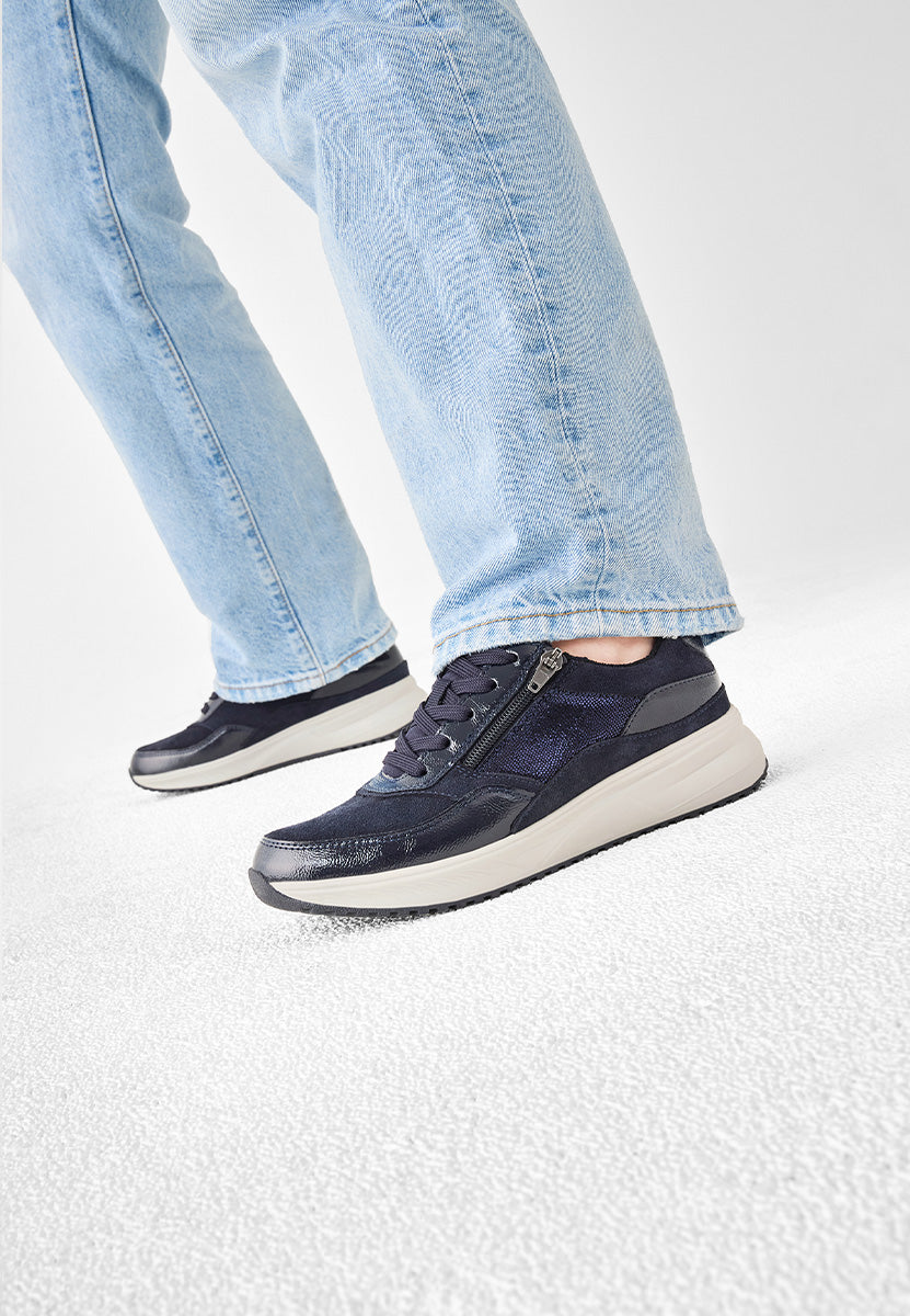 Damen Sneaker H-Macie Blau Weite H 514001-110-262 - Ansicht 2