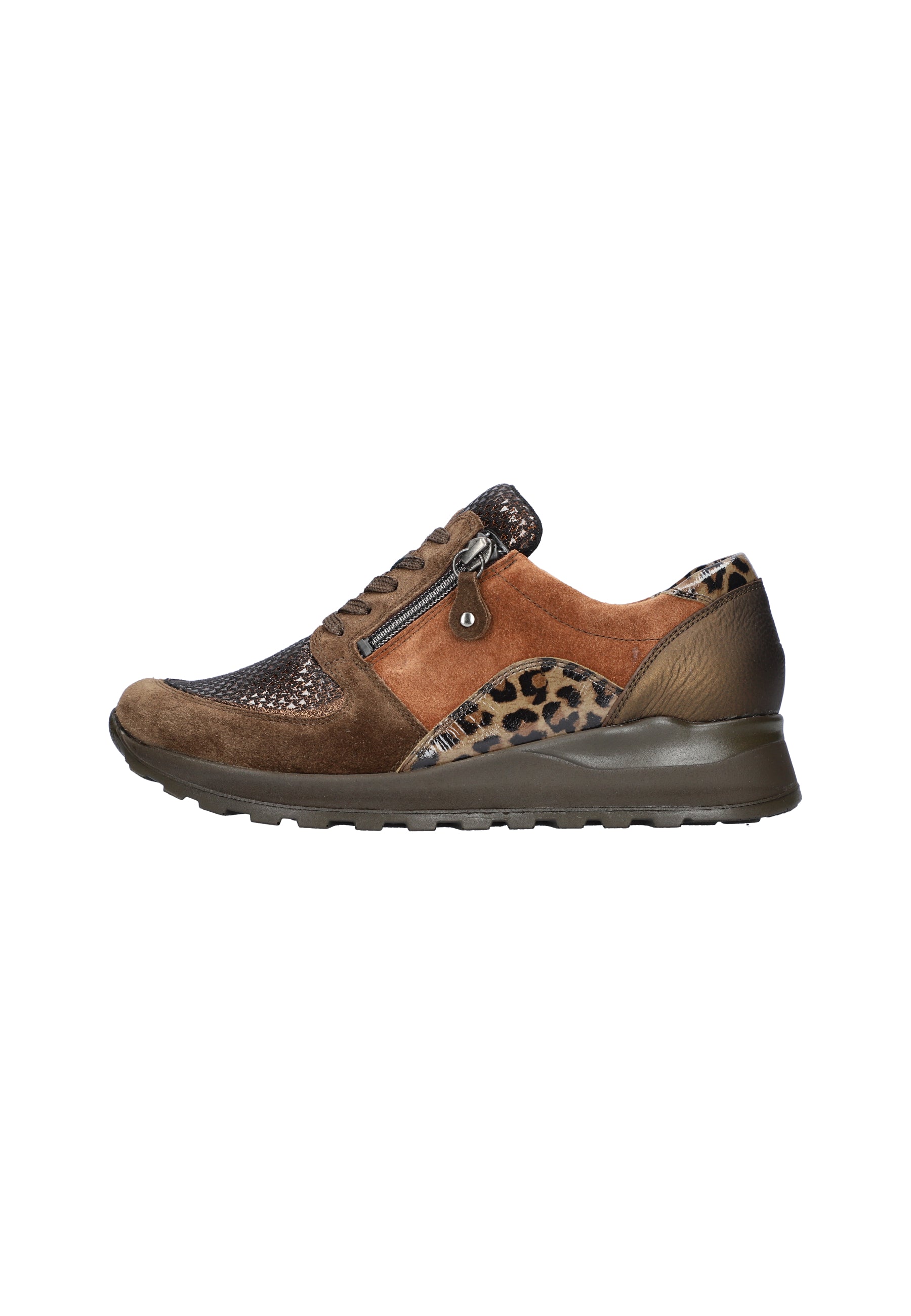 Damen Sneaker Hiroko Braun Weite H H64007-600-277