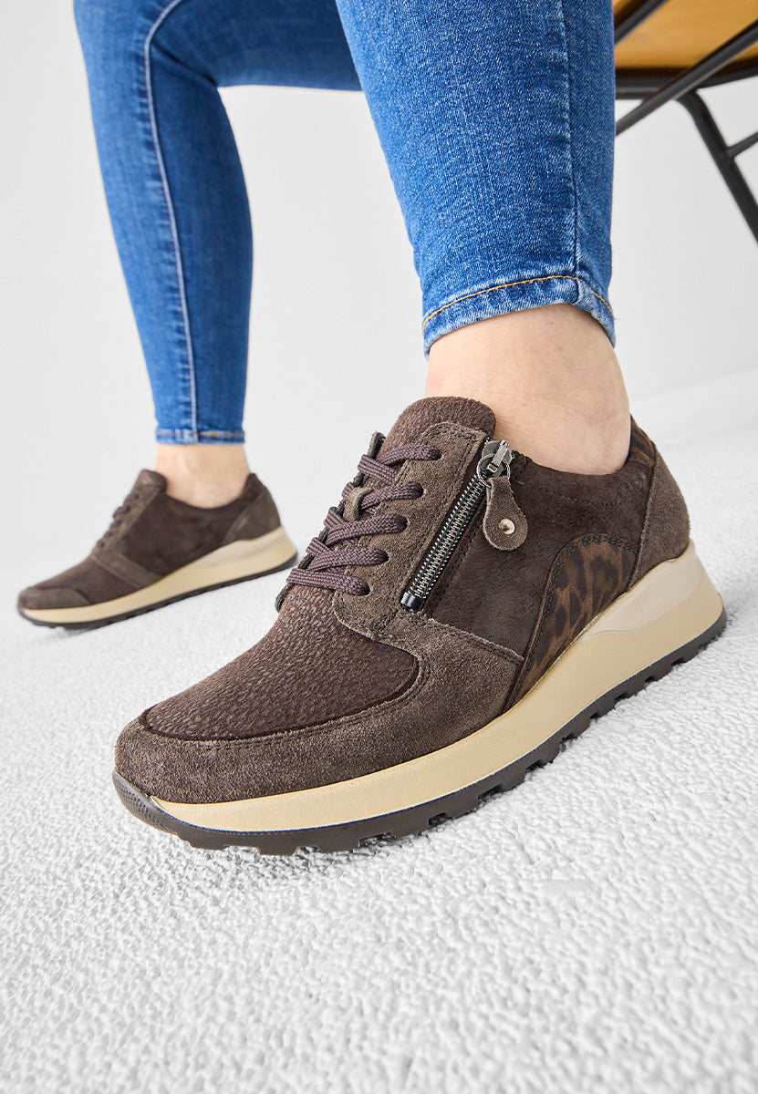 Damen Sneaker Hiroko Braun Weite H H64007-603-166 - Ansicht 2