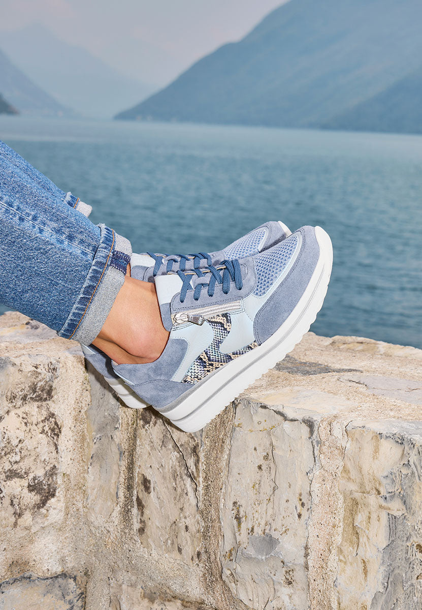 Damen Sneaker K-Luana Blau Weite K 669K01-504-524 - Ansicht 2