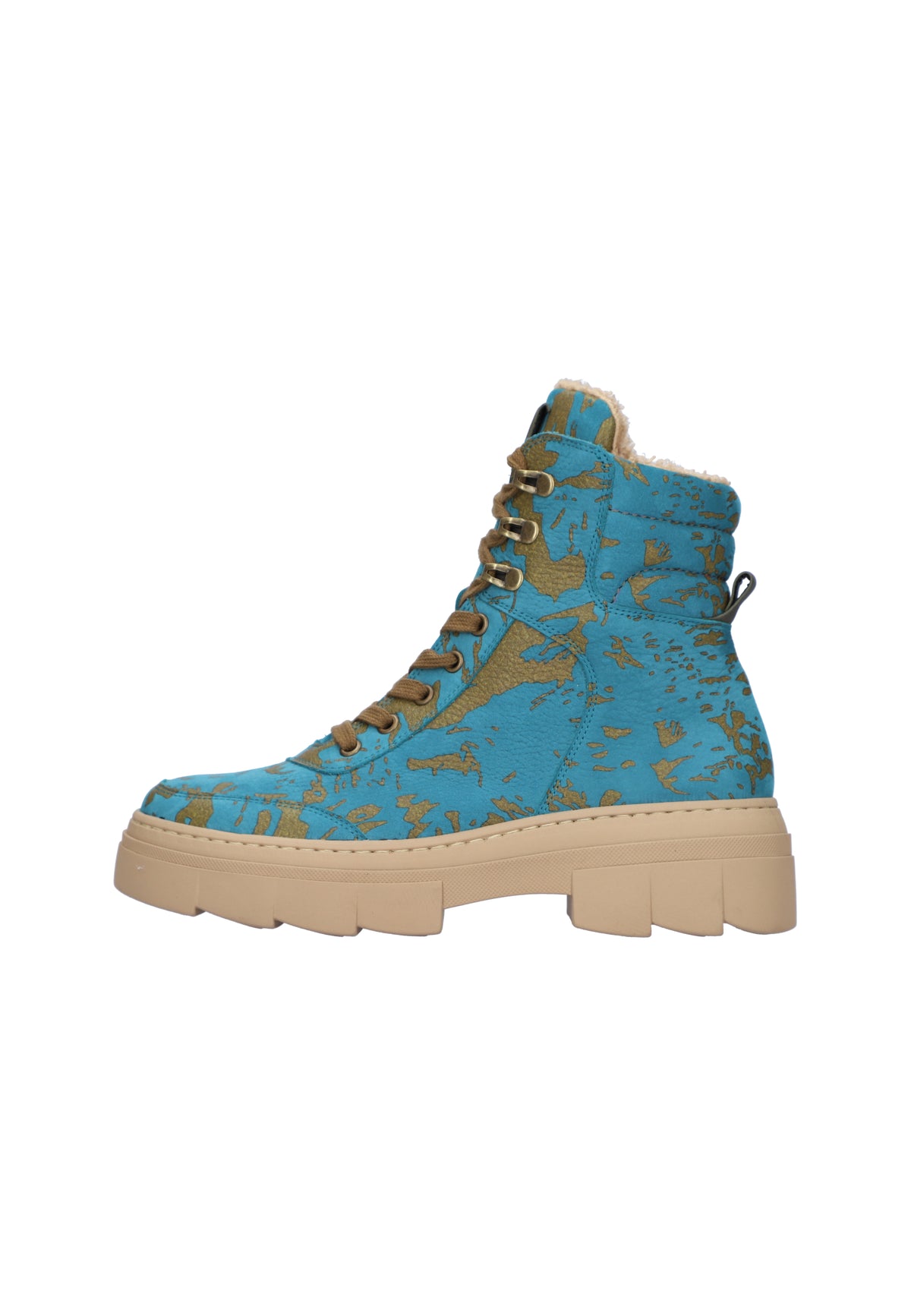 Damen Stiefeletten H-Saiga Türkis Weite H 977801-300-124