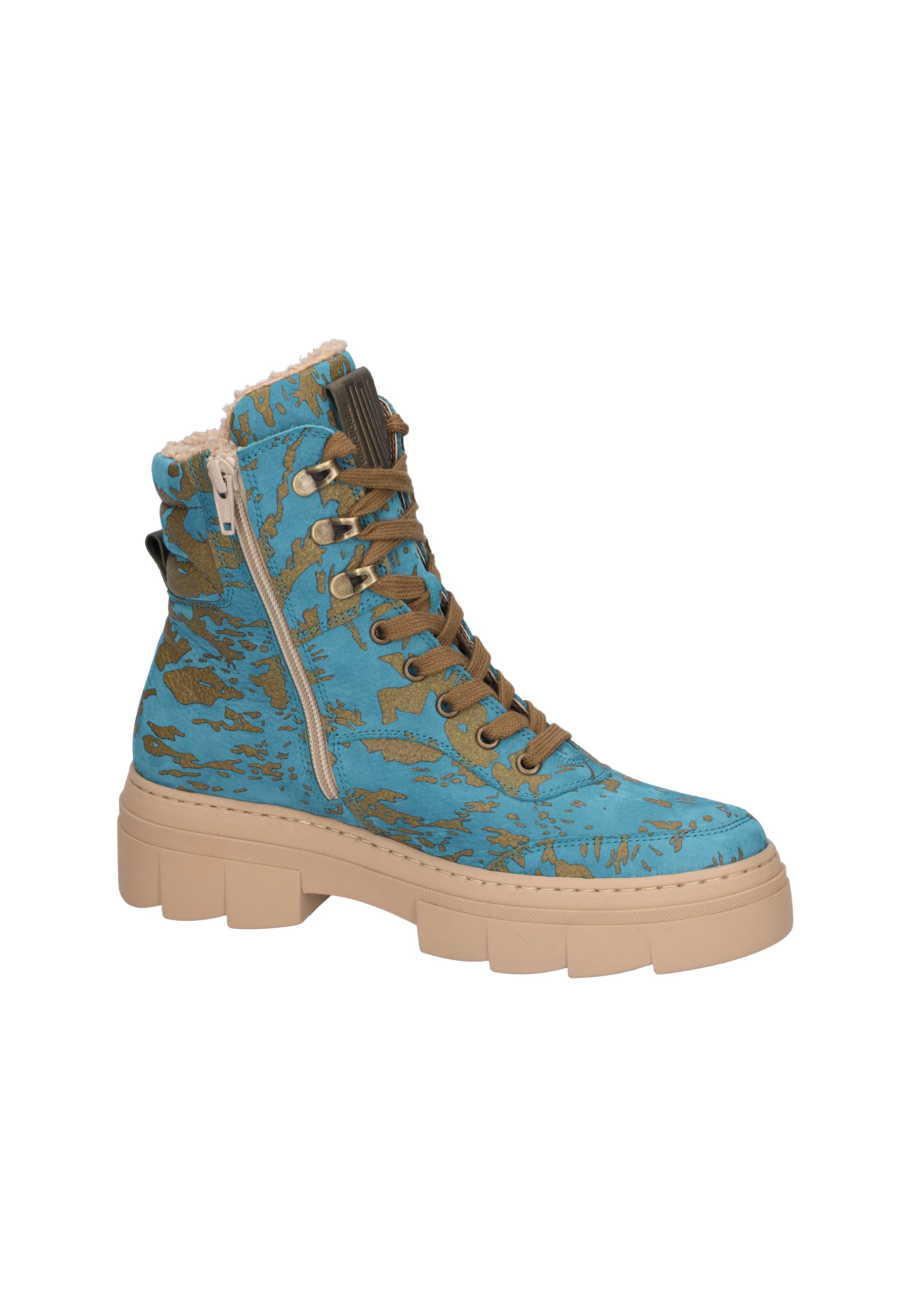 Damen Stiefeletten H-Saiga Türkis Weite H 977801-300-124 - Ansicht 4
