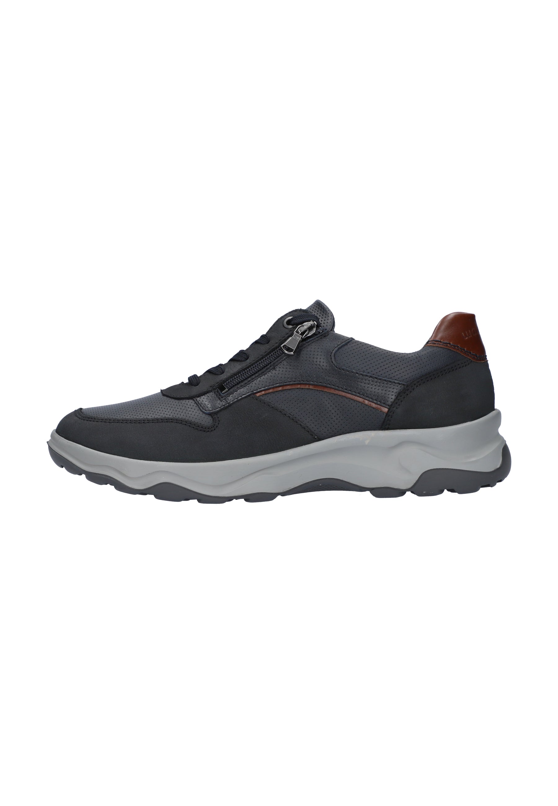 Herren Halbschuh H-Max Blau Weite H 718006-308-479