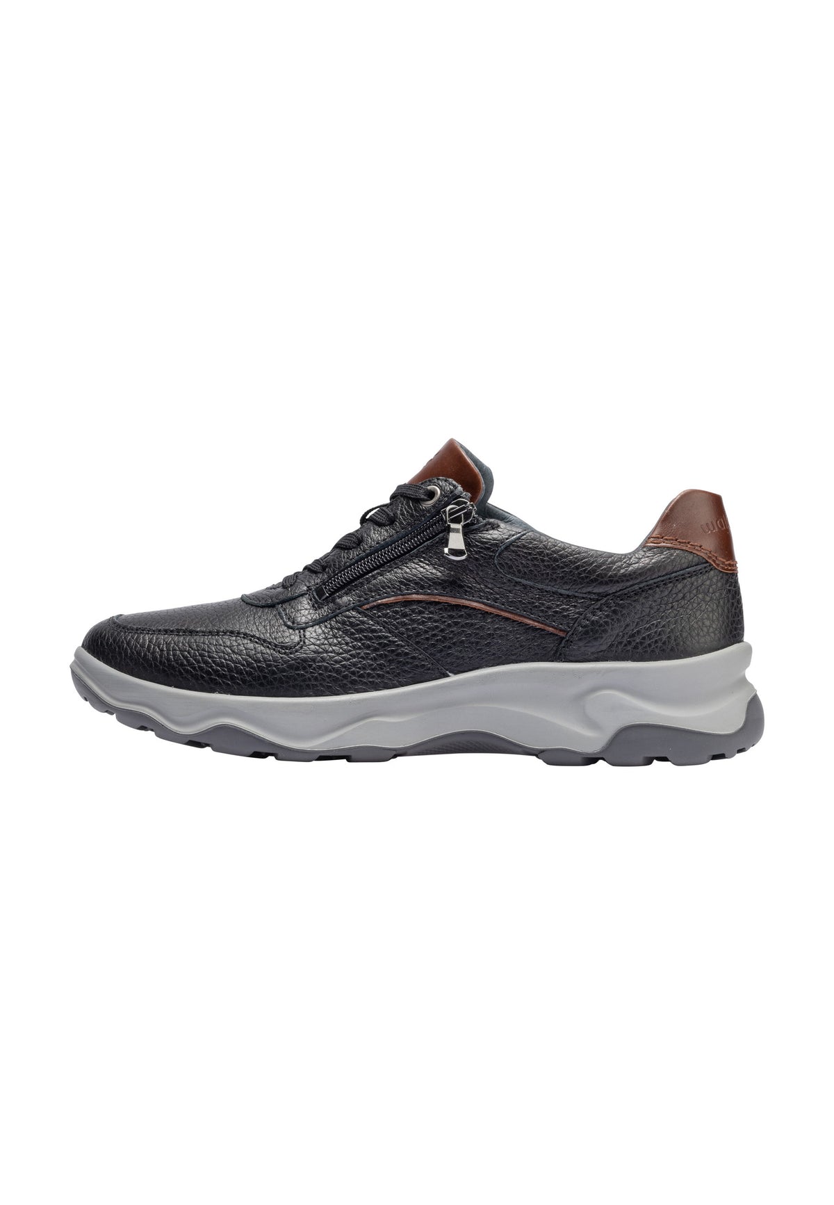 Herren Halbschuh H-Max Schwarz Weite H 718007-500-594