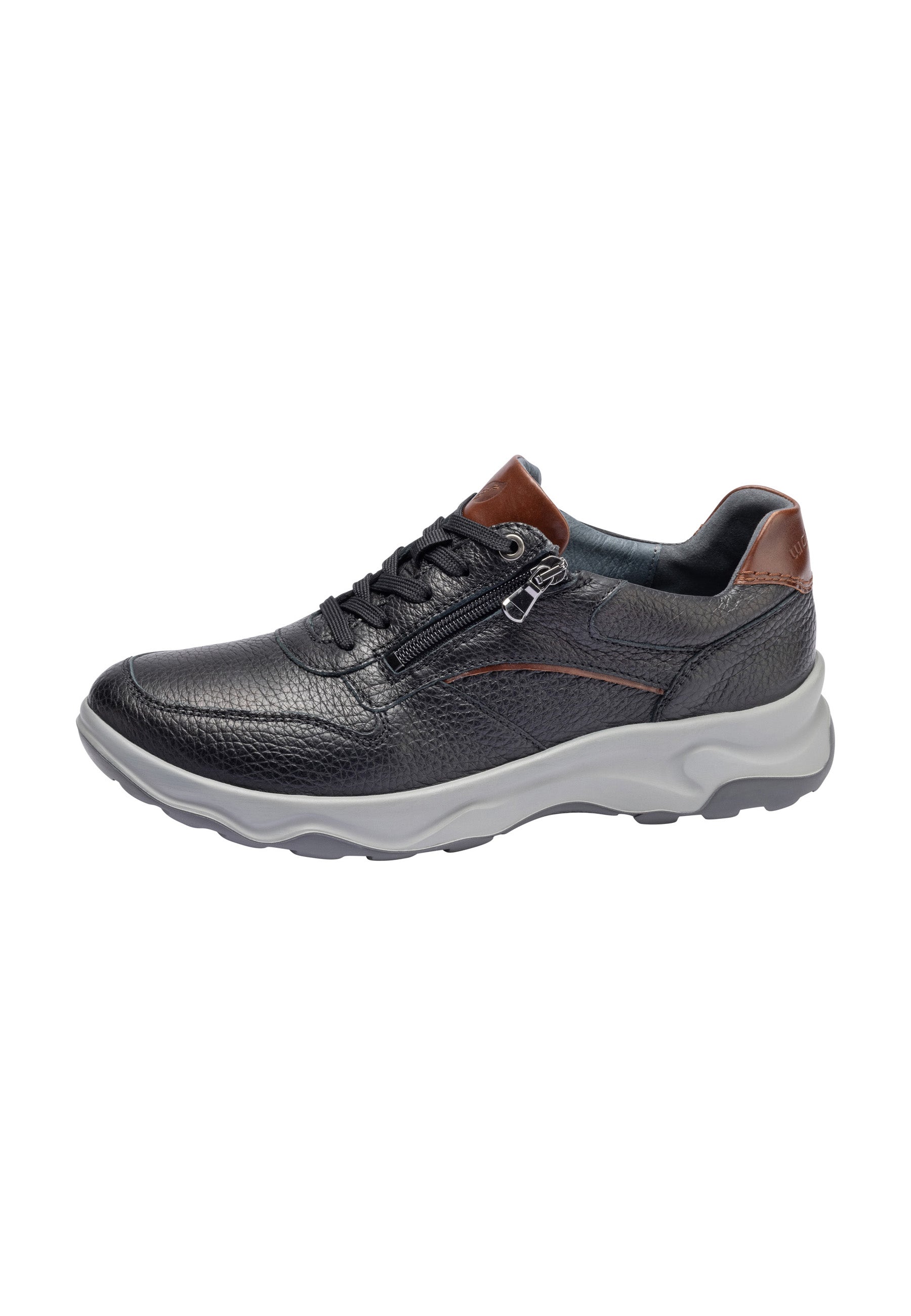 Herren Halbschuh H-Max Schwarz Weite H 718007-500-594 - Ansicht 2