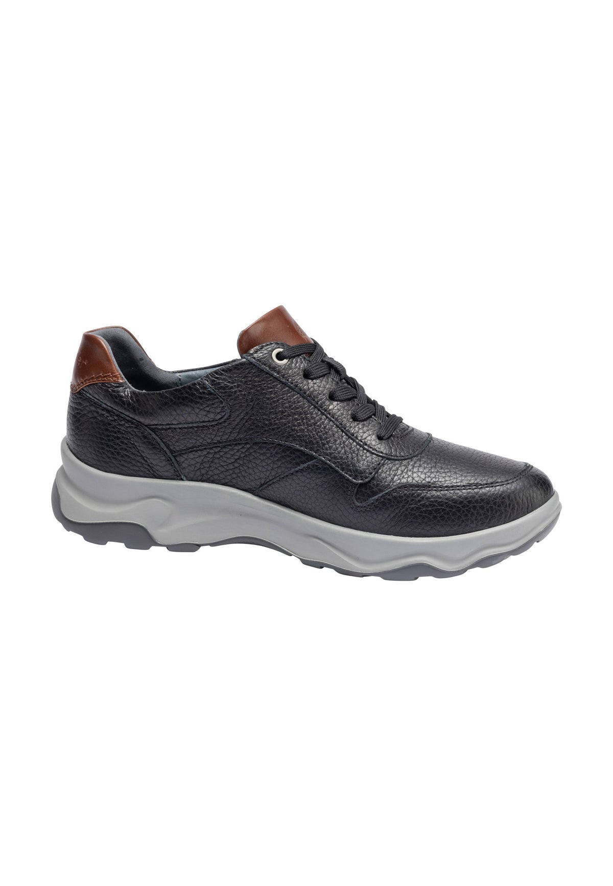 Herren Halbschuh H-Max Schwarz Weite H 718007-500-594 - Ansicht 4