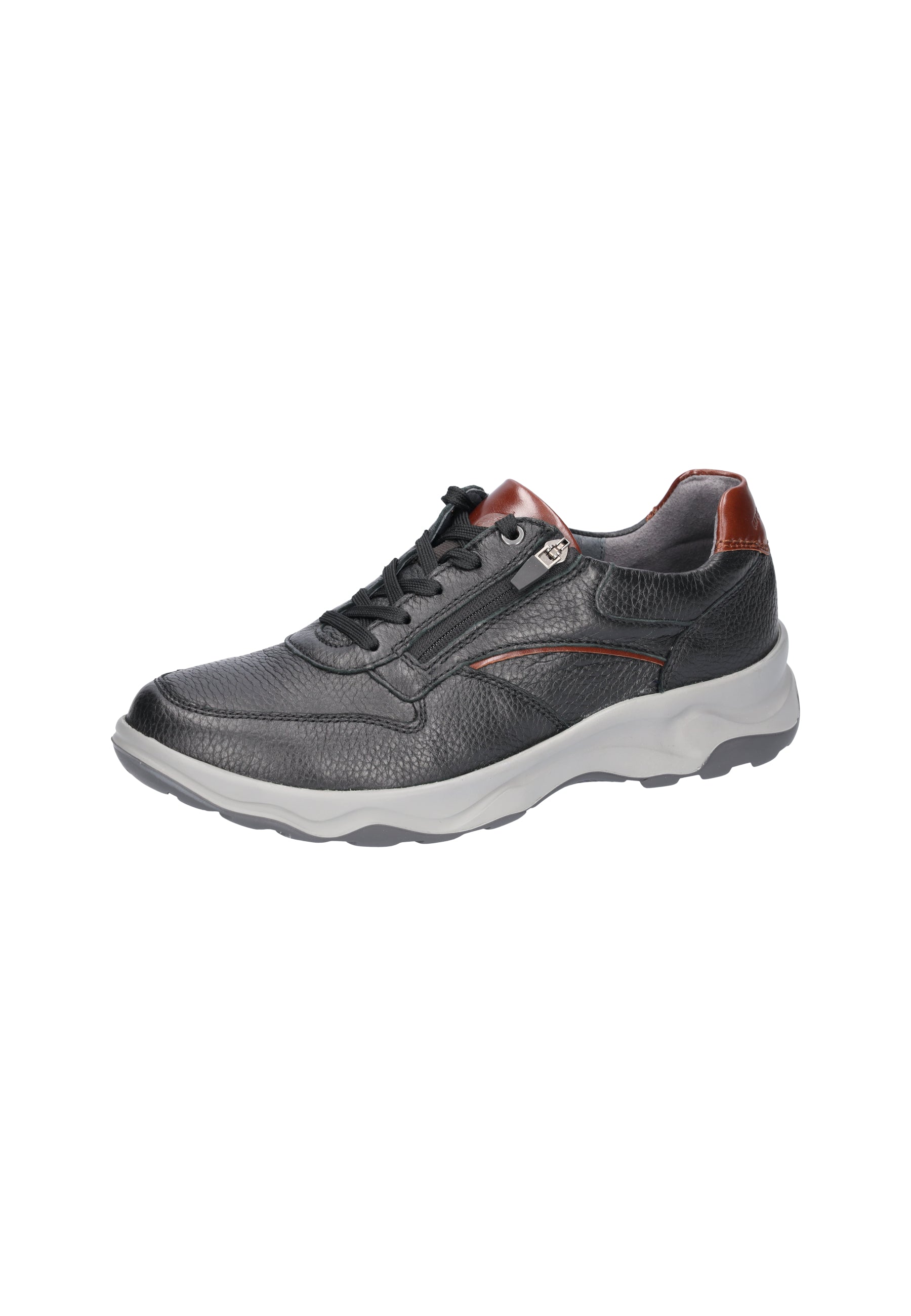 Herren Halbschuh H-Max Schwarz Weite H 718007-510-594 - Ansicht 2