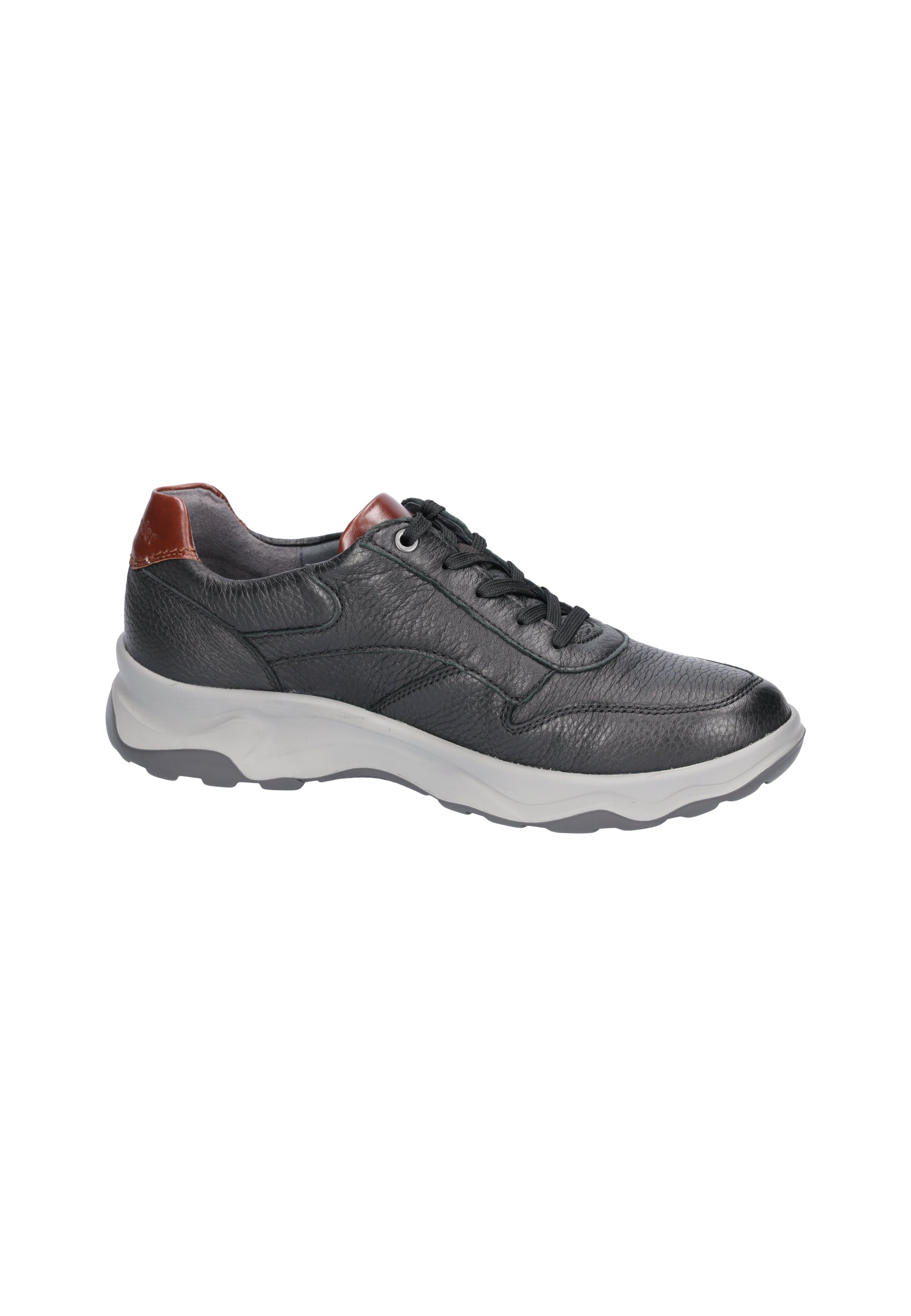 Herren Halbschuh H-Max Schwarz Weite H 718007-510-594 - Ansicht 4